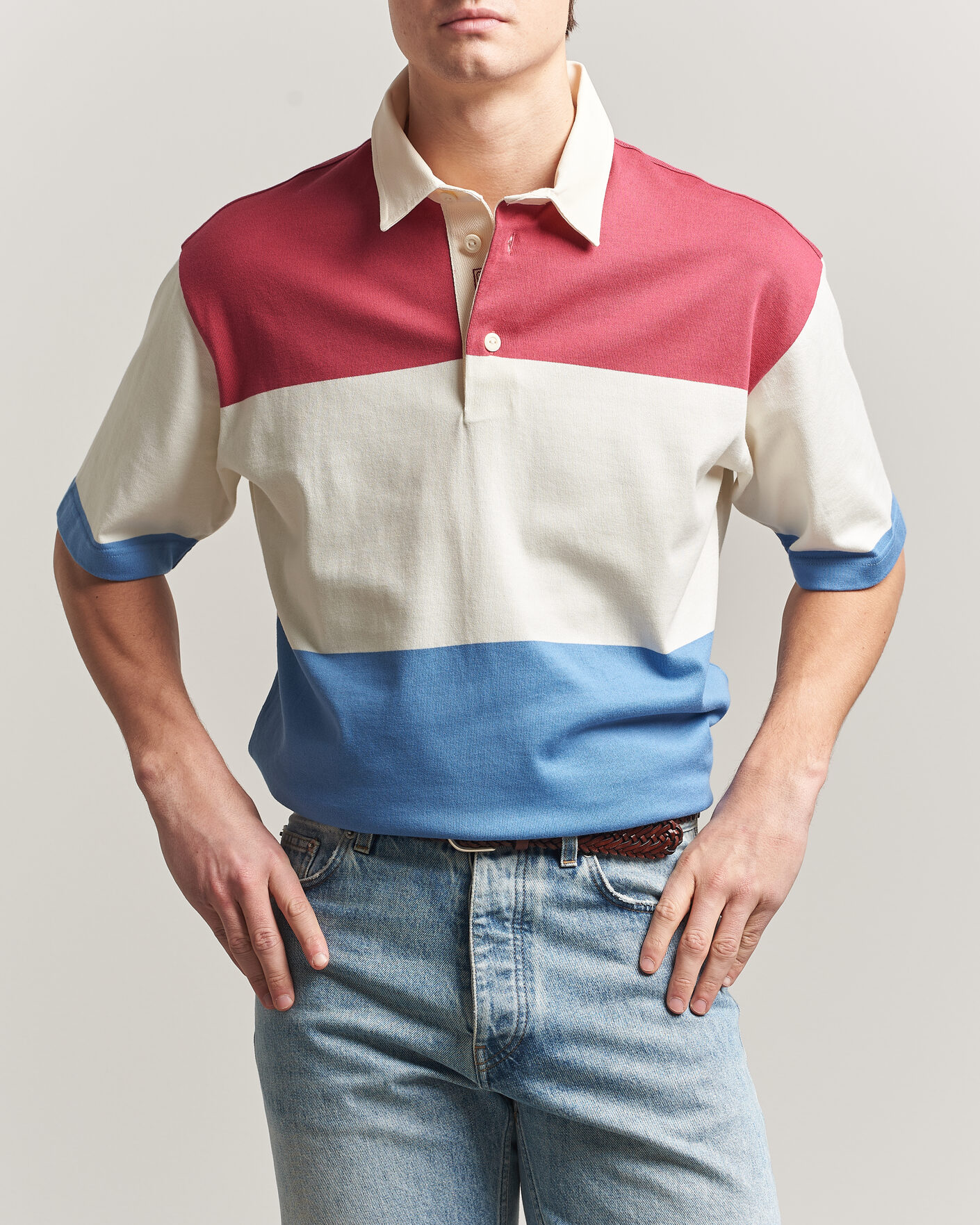 Men | Polo Shirts | Gant | Striped Short Sleeve Rugger Multi