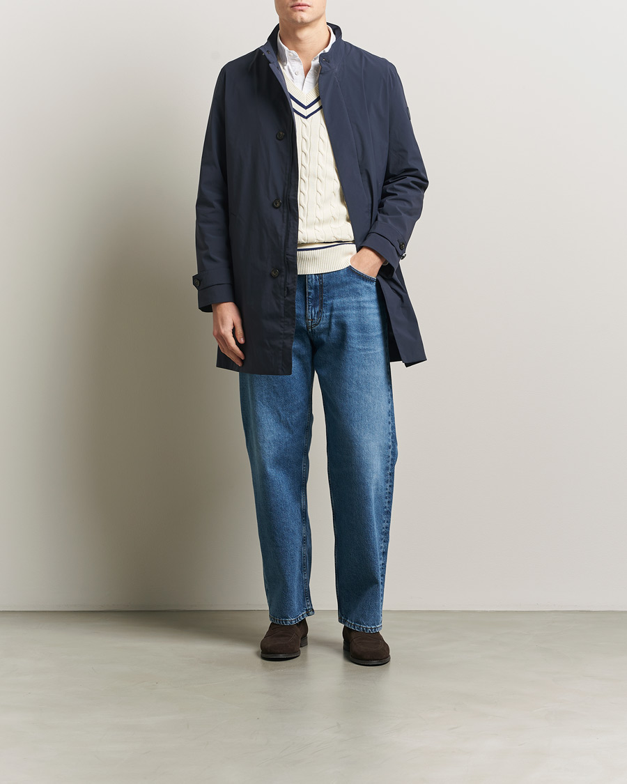 Men | Coats & Jackets | Gant | Lightweight Commuter Coat Evening Blue