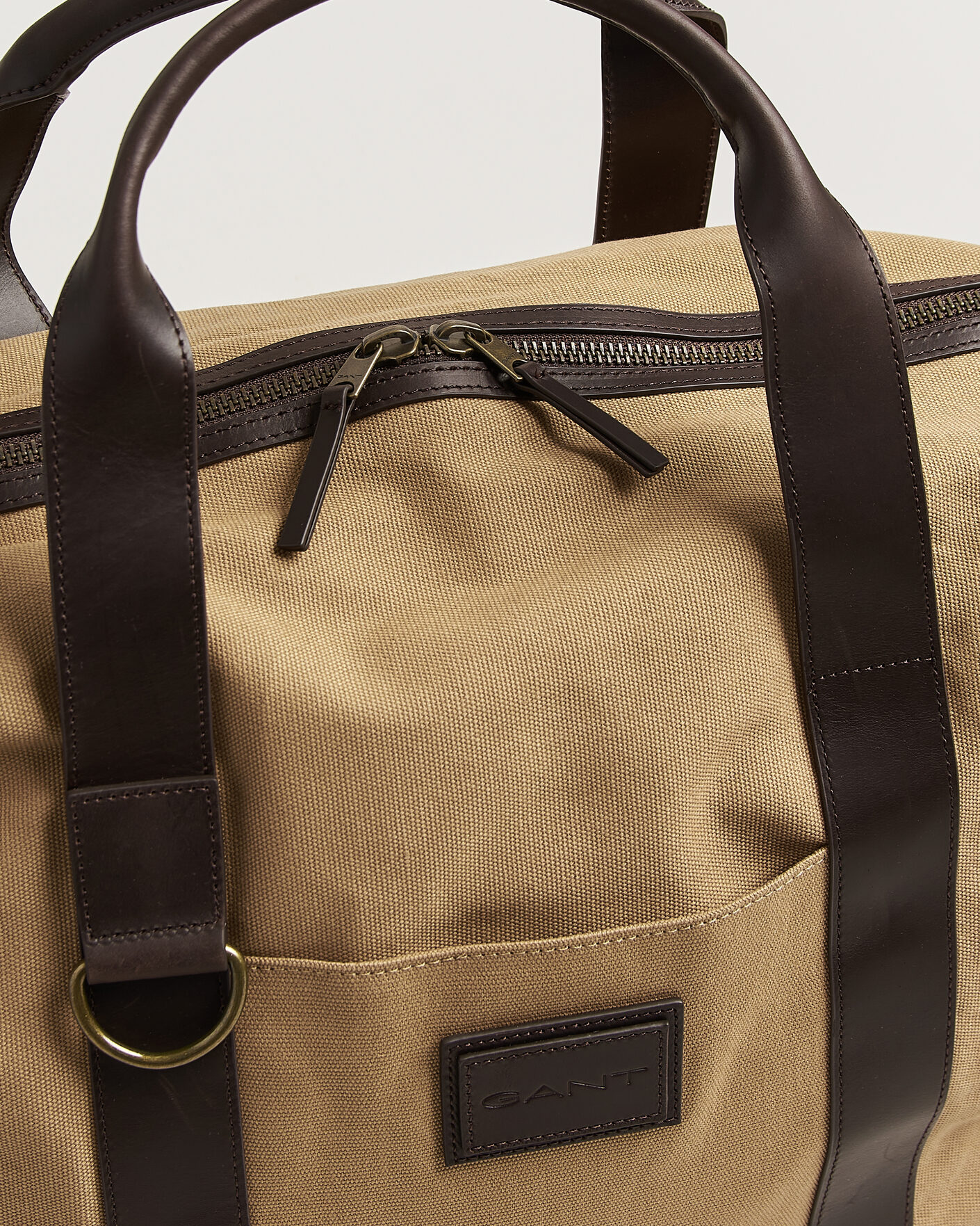 Men | Bags | Gant | Washed Canvas Duffle Bag Warm Khaki