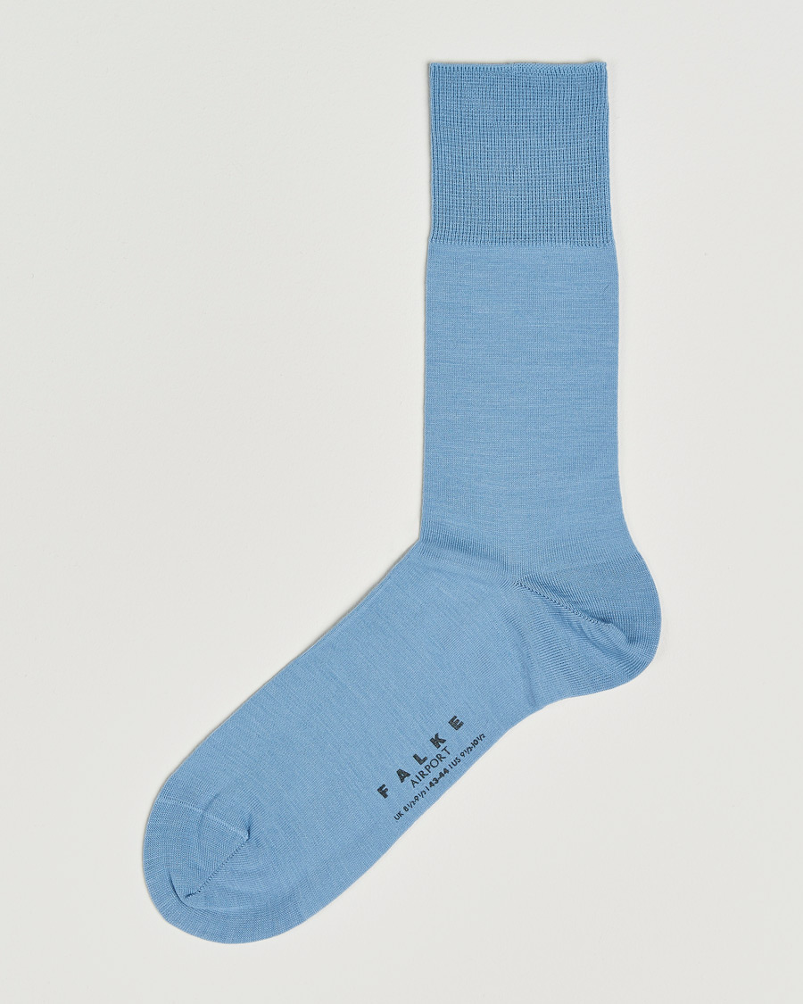 Men | Underwear & Socks | Falke | Airport Socks Sky Blue