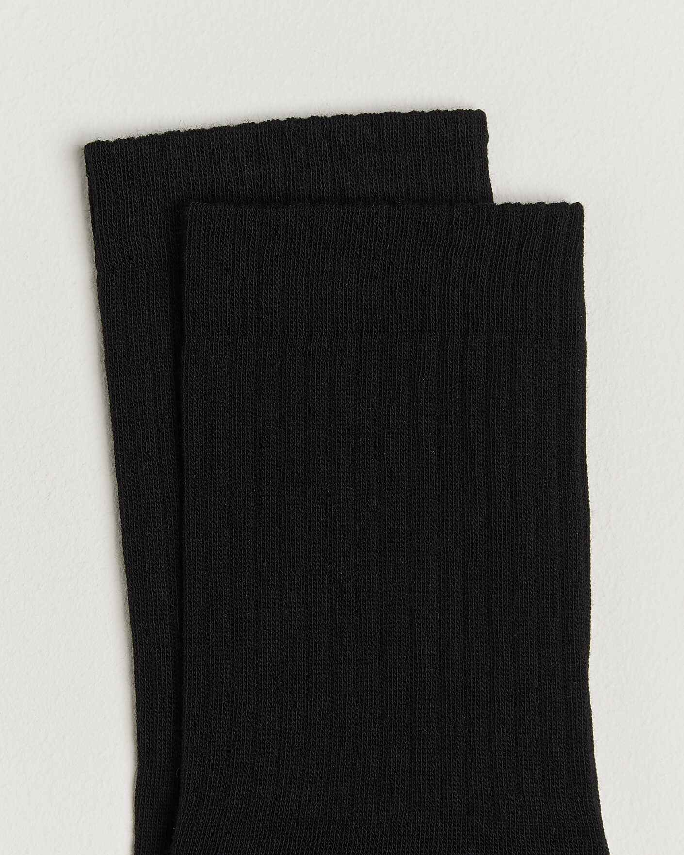 Men | Underwear & Socks | Falke | Run Rib Crew Sock Black