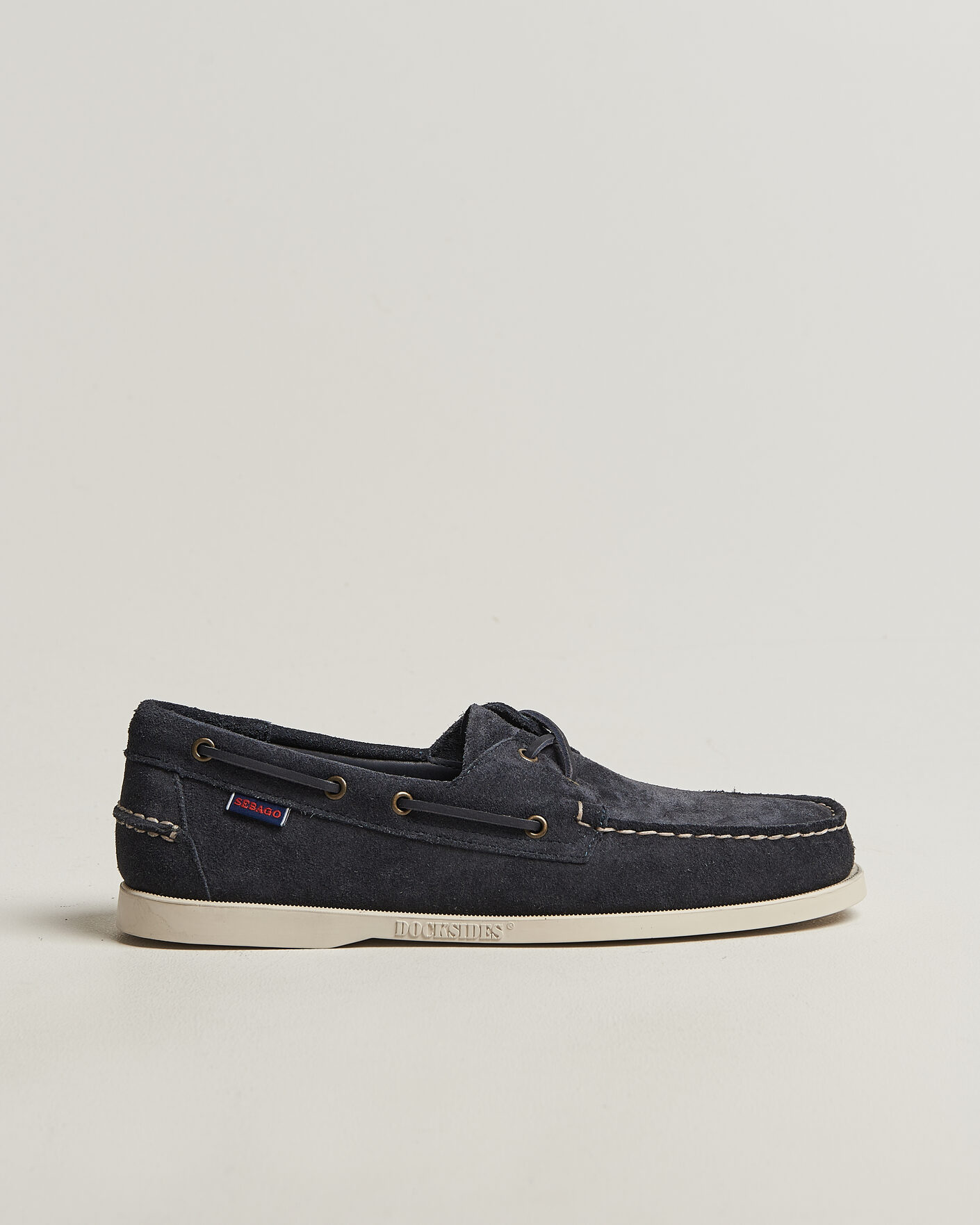 Men | Boat Shoes | Sebago | Docksides Suede Boat Shoe Blue Navy