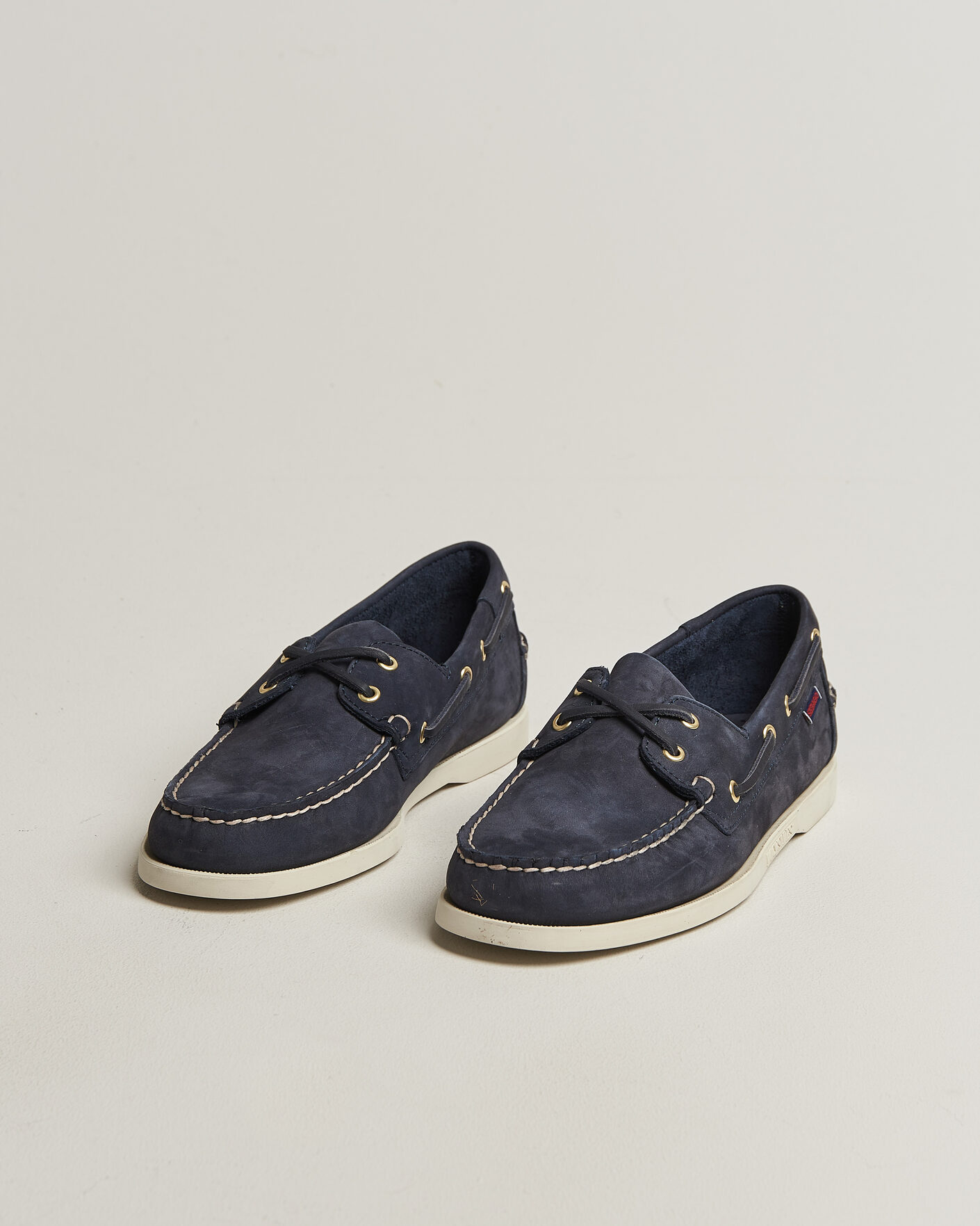 Men | Boat Shoes | Sebago | Docksides Portland Nubuck Boat Shoe Blue Navy