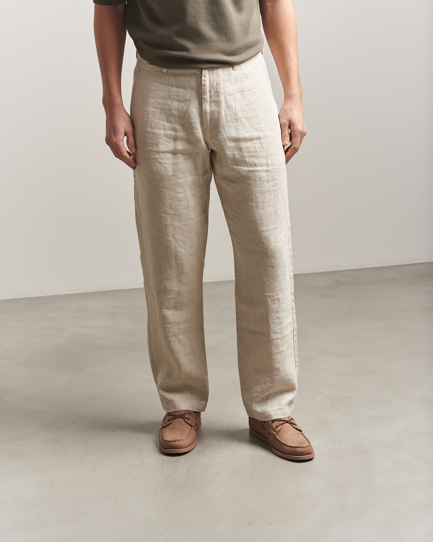 Men | Boat Shoes | Sebago | Docksides Portland Nubuck Boat Shoe Beige Taupe