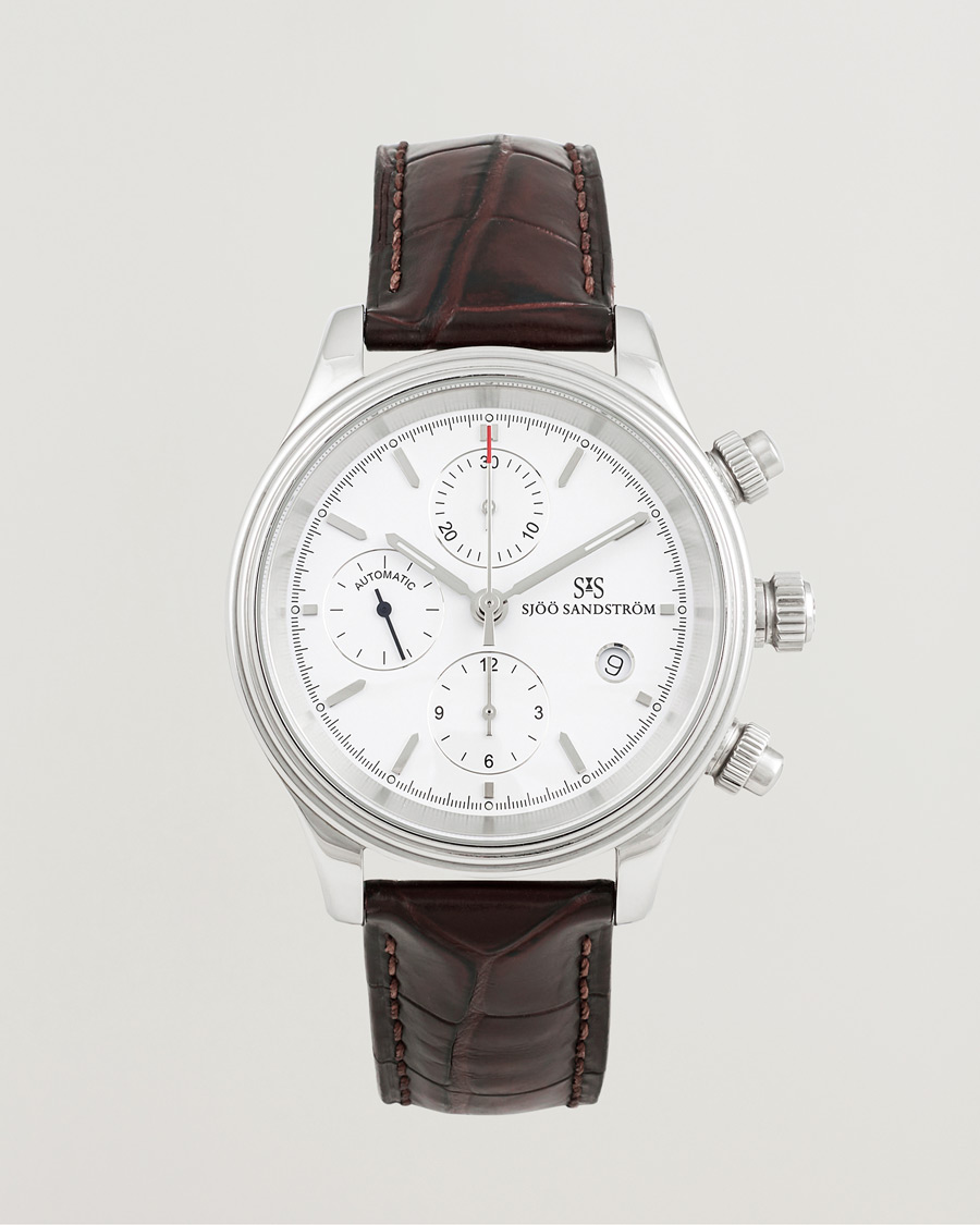 Men | Pre-Owned & Vintage Watches | Sjöö Sandström Pre-Owned | Royal Steel Chrono