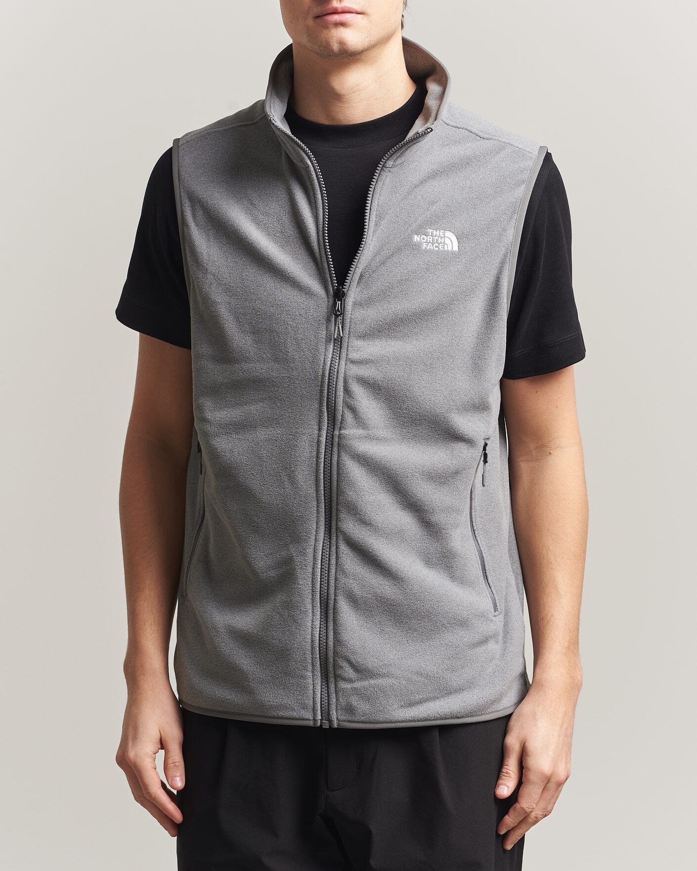 Men | Sweaters & Knitwear | The North Face | Glacier Fleece Vest Grey