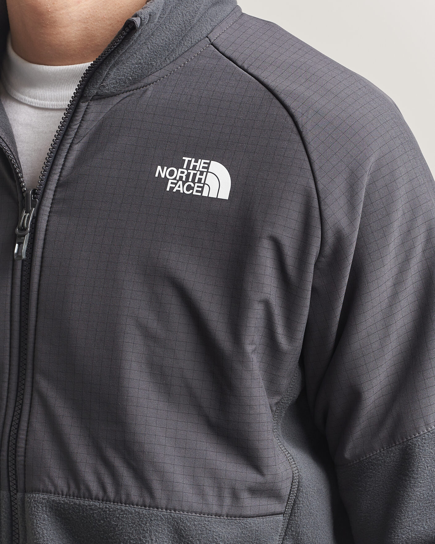 Men | Sweaters & Knitwear | The North Face | Glacier Hybrid Fleece Black