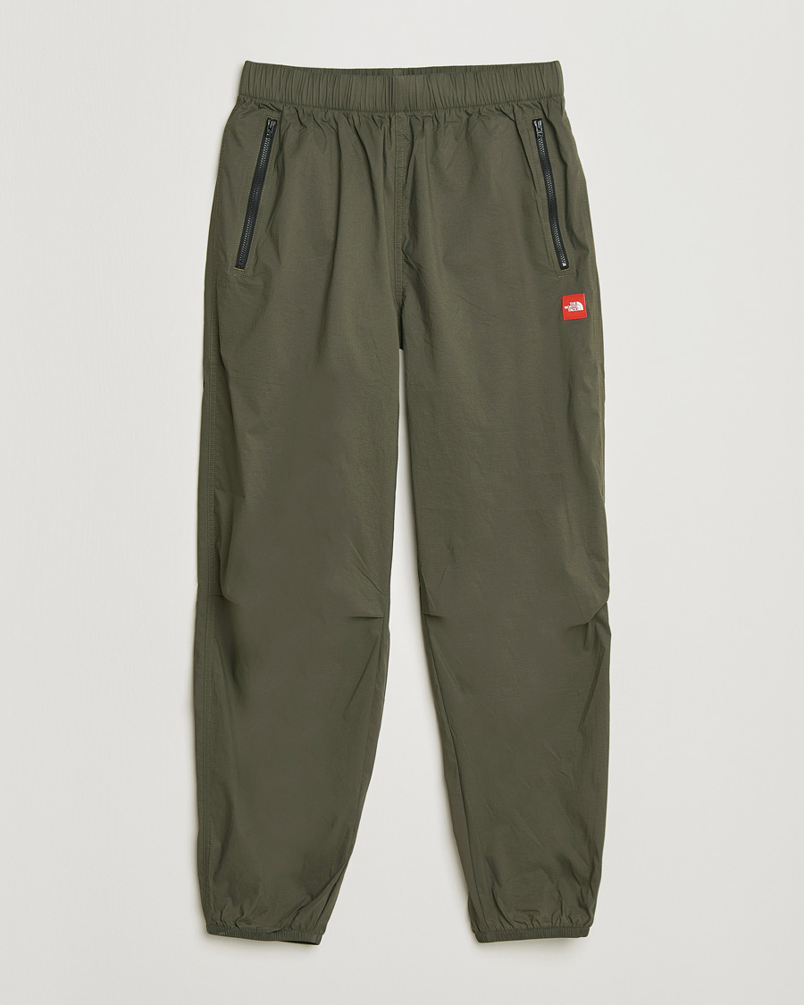 The North Face Red Box Packable Wind Pants New Taupe Green at