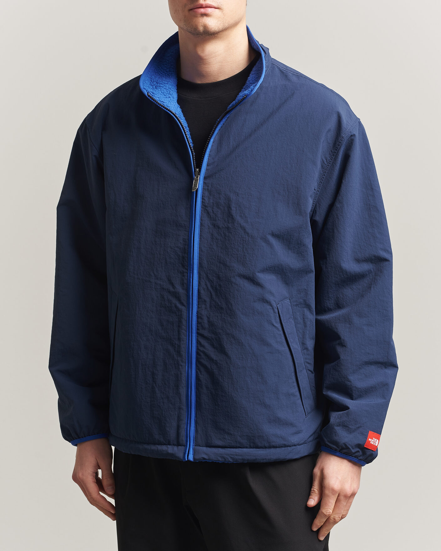 Men | Coats & Jackets | The North Face | Red Box Reversible Fleece Jacket Summit Navy