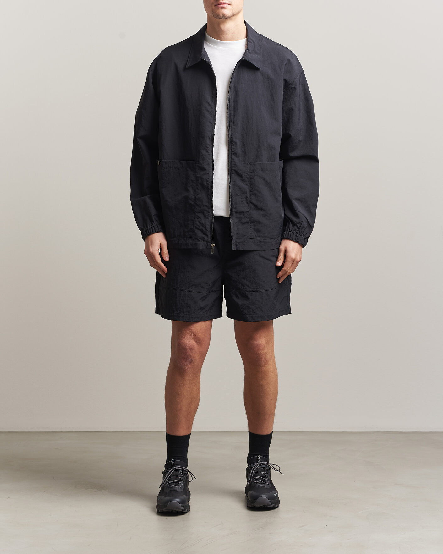 Men | Coats & Jackets | The North Face | Red Box Nylon Shirt Jacket Black
