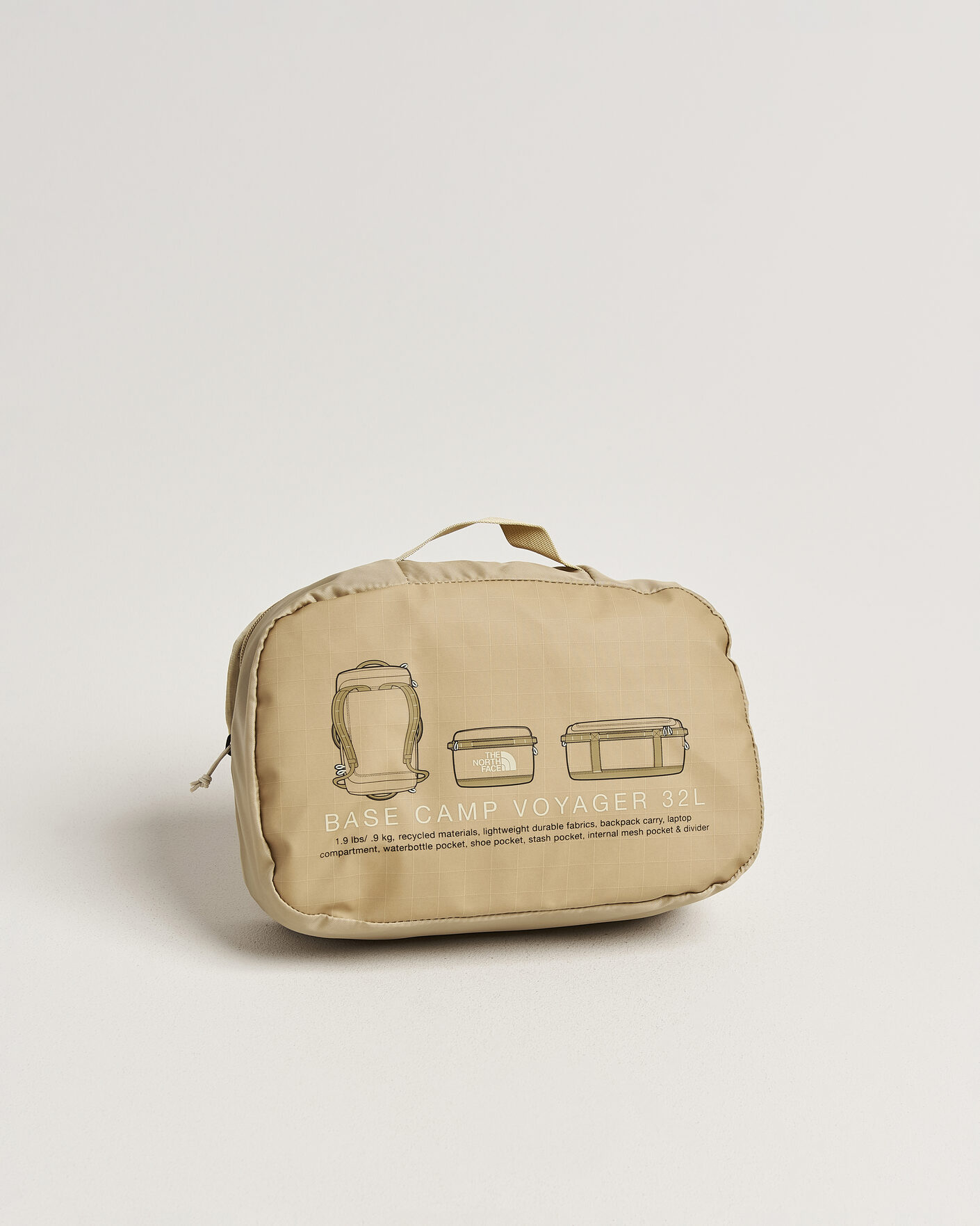 Men | Bags | The North Face | Base Camp Voyager Duffel 32 Khaki Stone