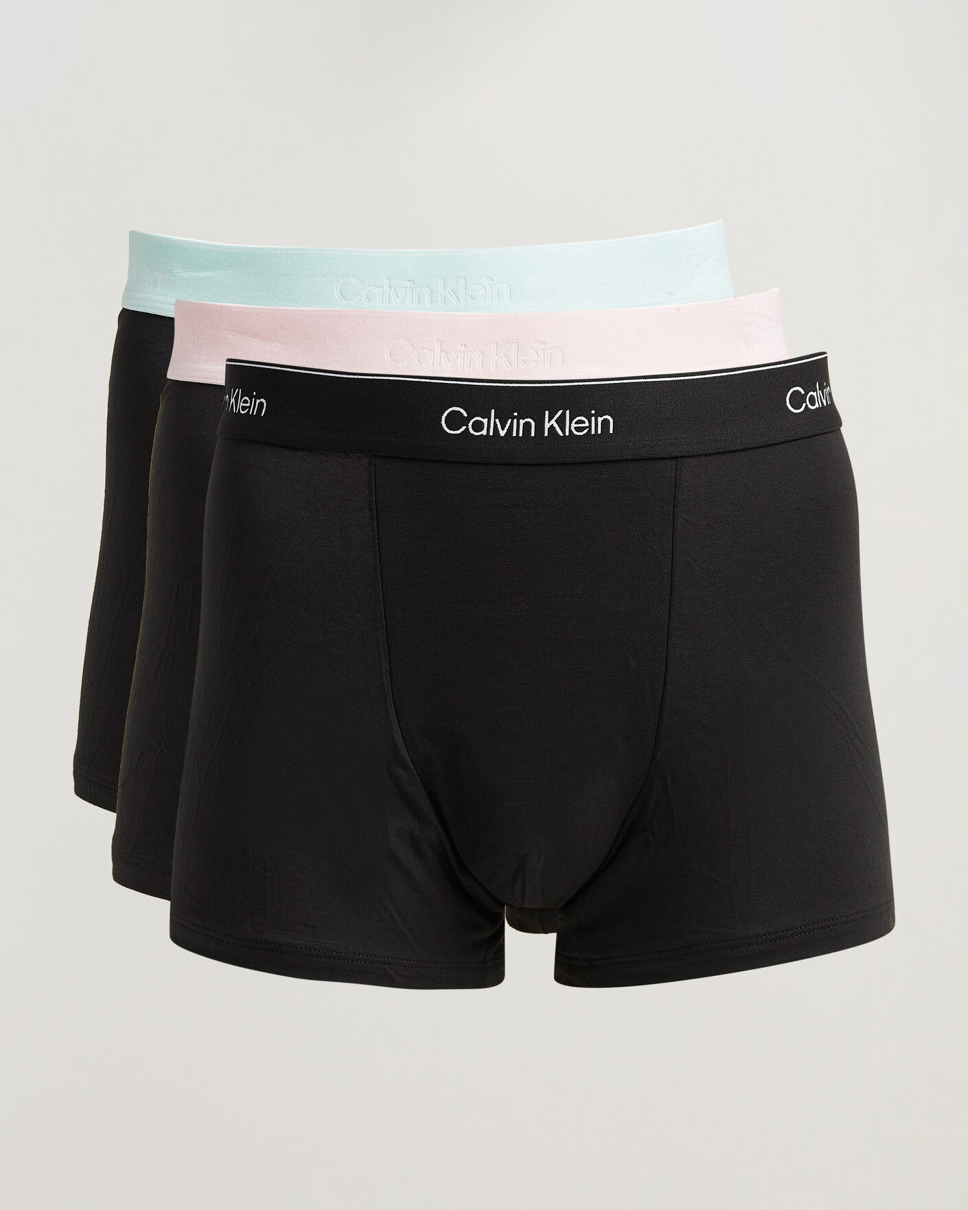 Men | Underwear & Socks | Calvin Klein | 3-Pack Icon Cotton Stretch Relaxed Trunk Black
