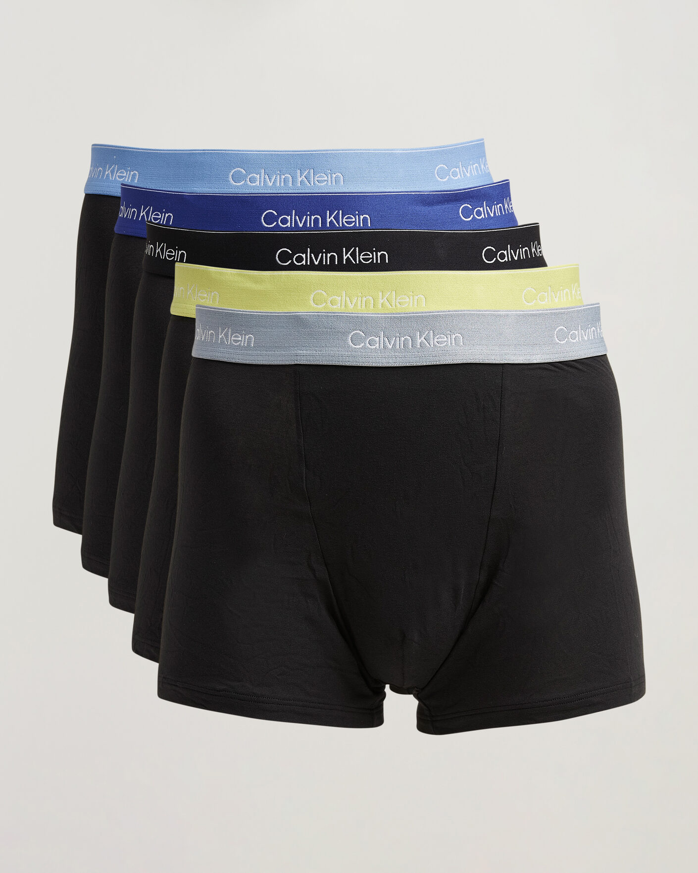 Men | Underwear & Socks | Calvin Klein | 5-Pack Icon Cotton Stretch Relaxed Trunk Black