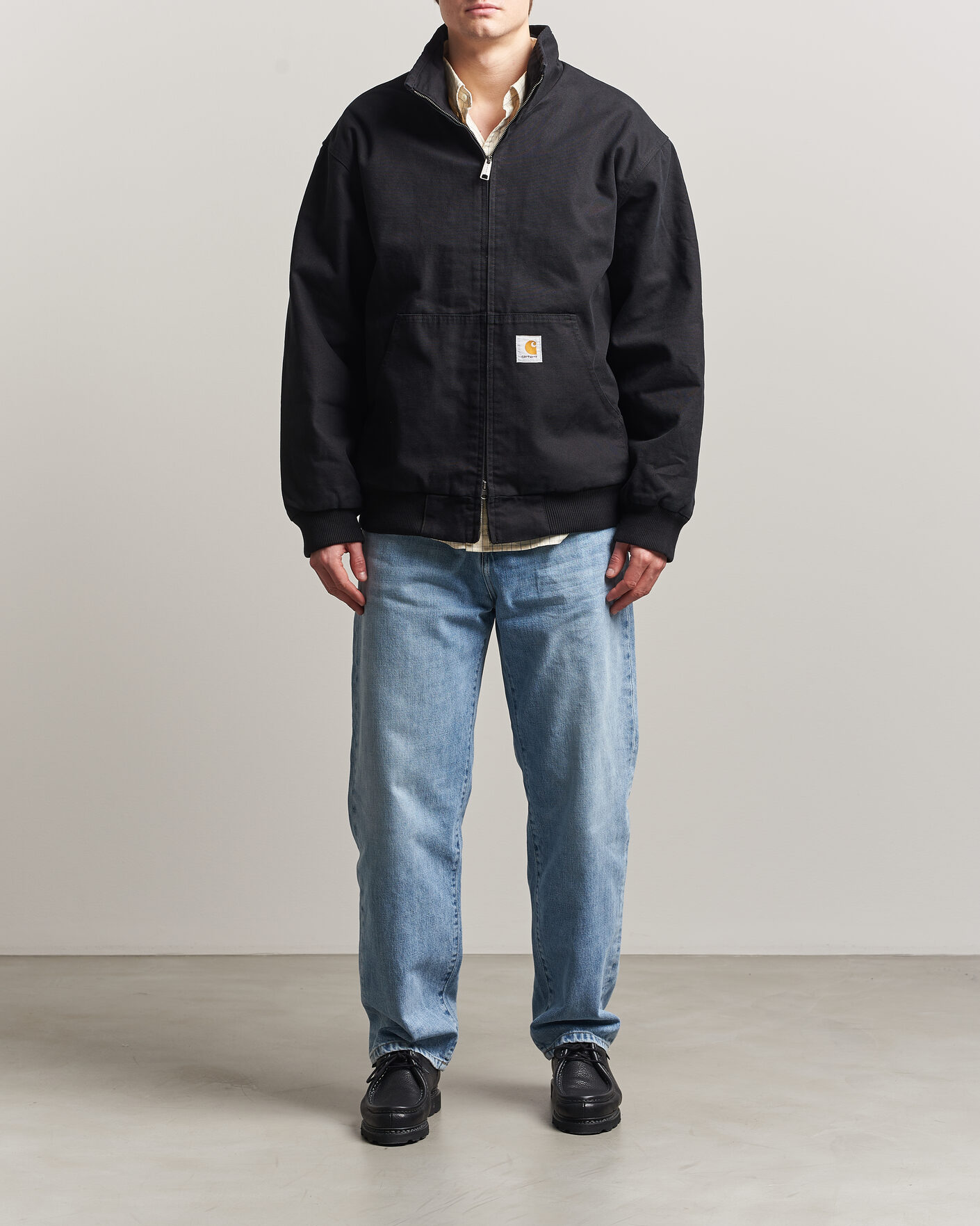 Men | Shirts | Carhartt WIP | Aaron Pant Smith Denim Burst Washed