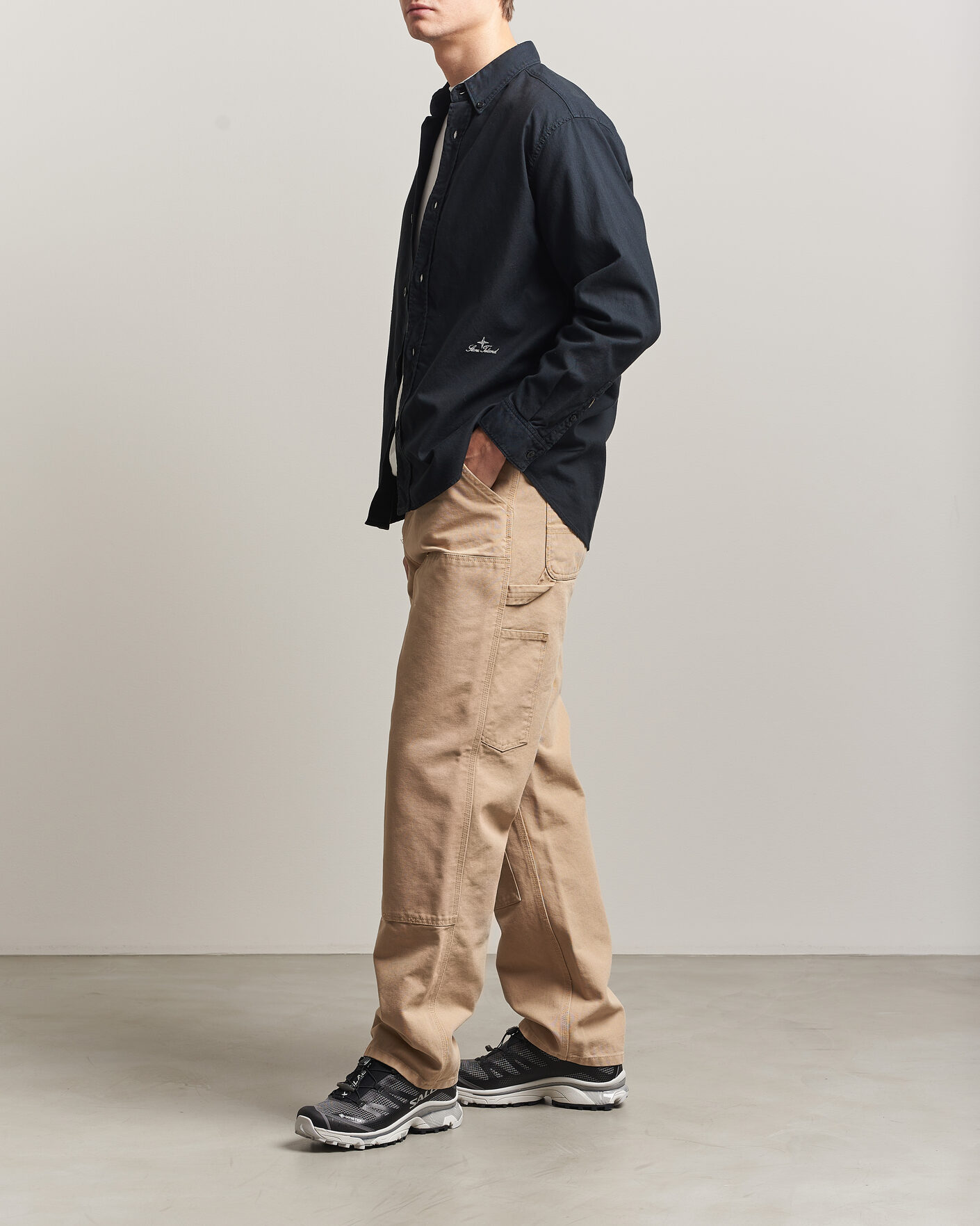 Men | Trousers | Carhartt WIP | Double Knee Pants Dusty Age Brown