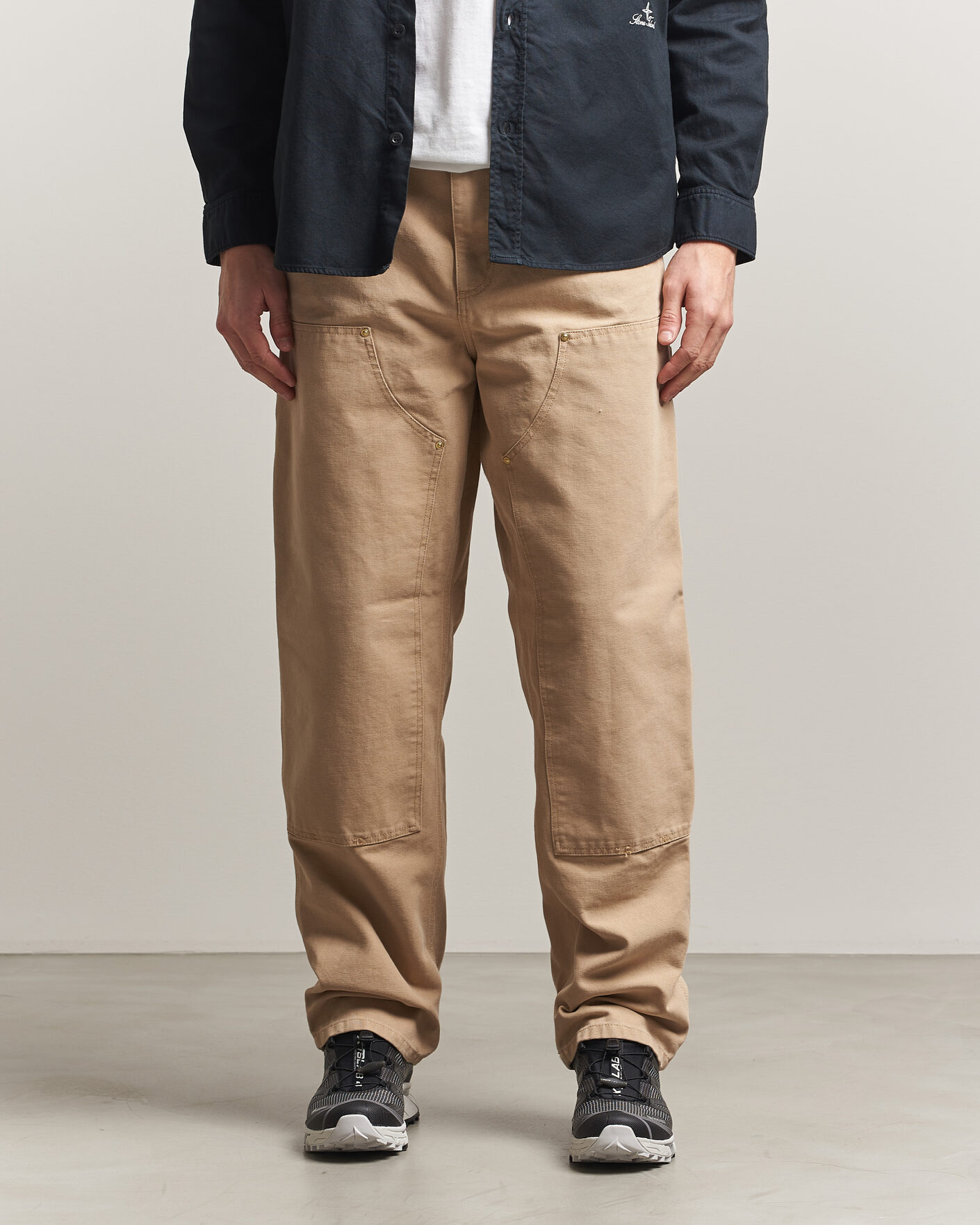Men | Trousers | Carhartt WIP | Double Knee Pants Dusty Age Brown