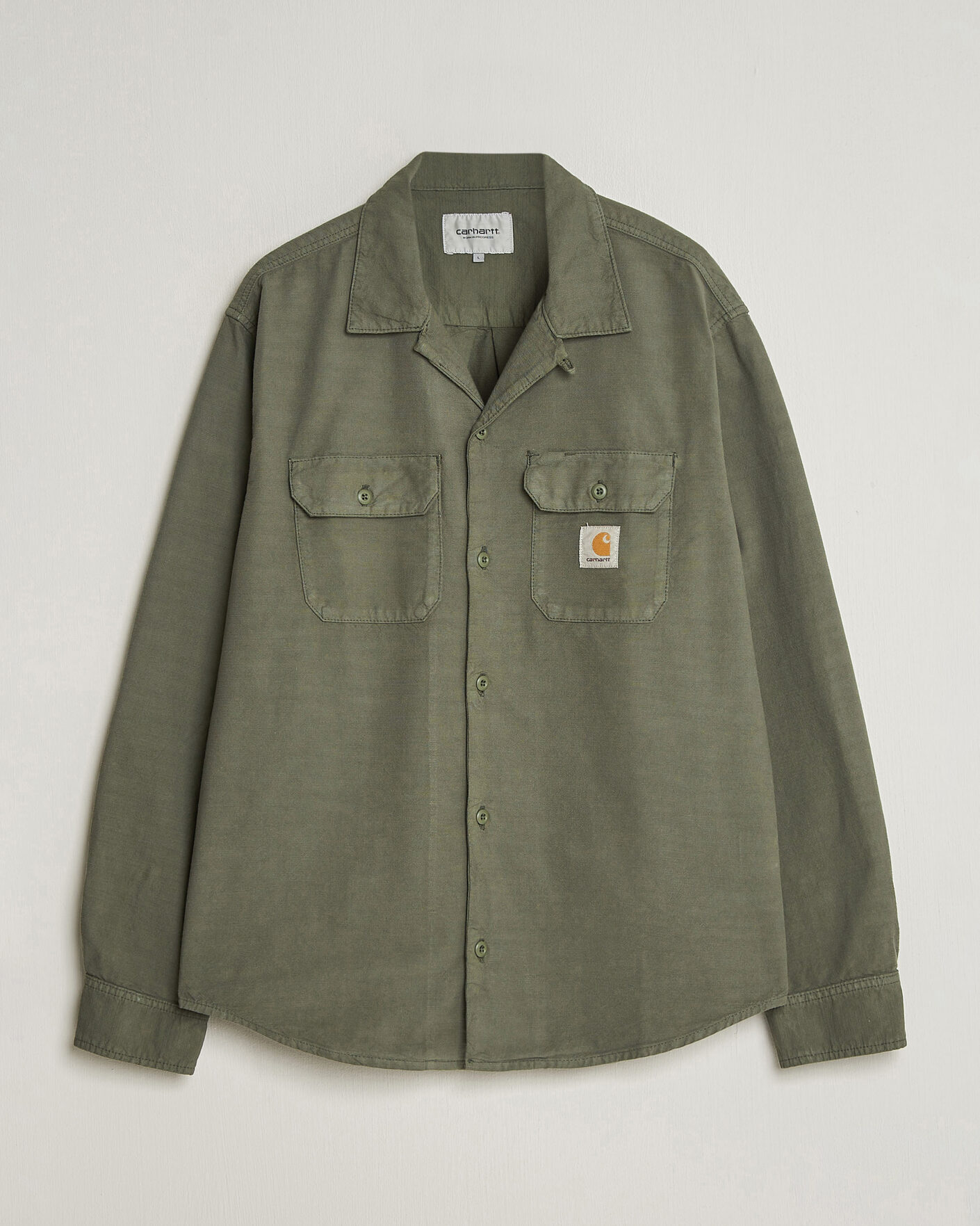 Men | Shirts | Carhartt WIP | Kelsey Long Sleeve Shirt Leaf
