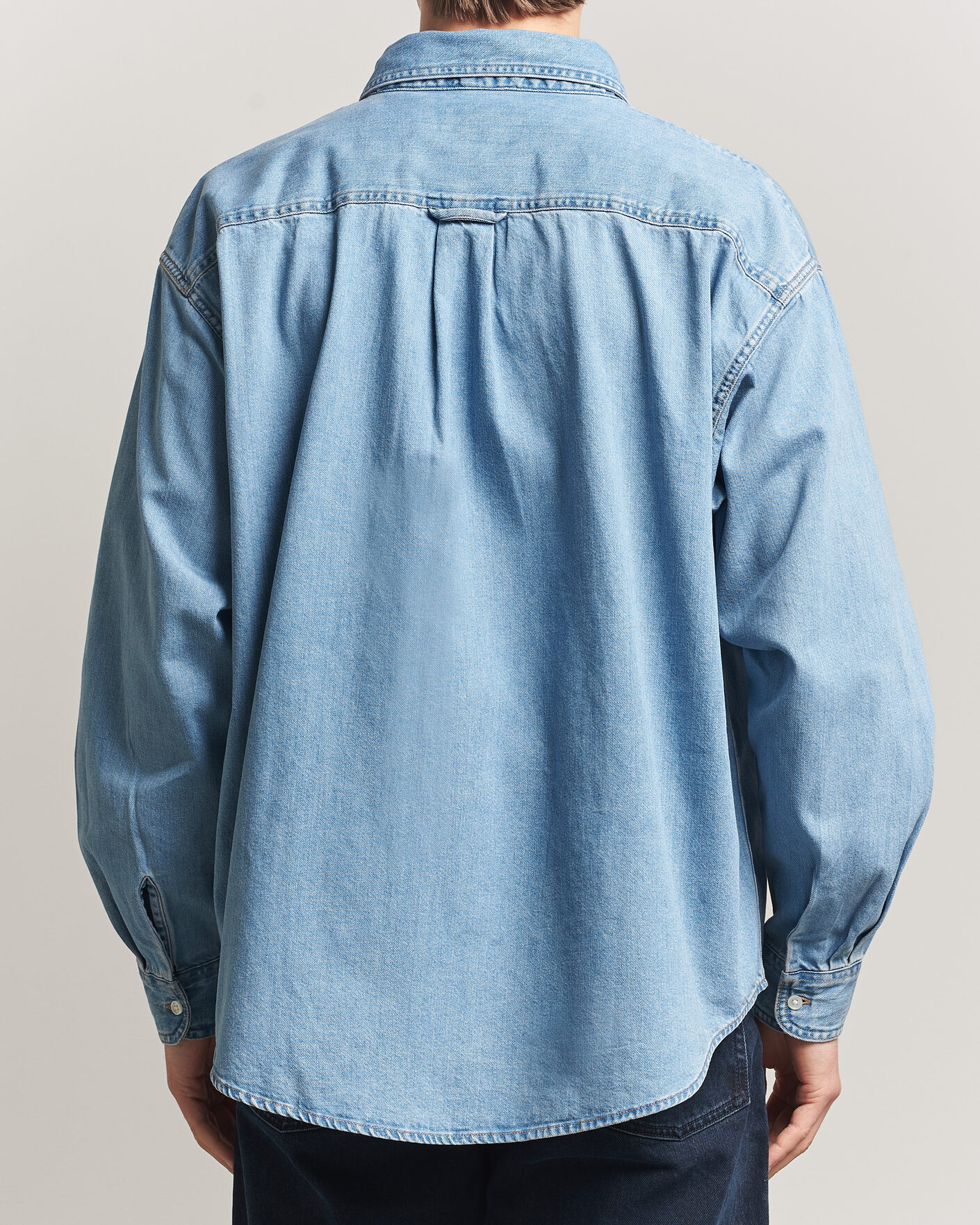 Men | Shirts | Carhartt WIP | Lucas Denim Shirt Blue Bleached