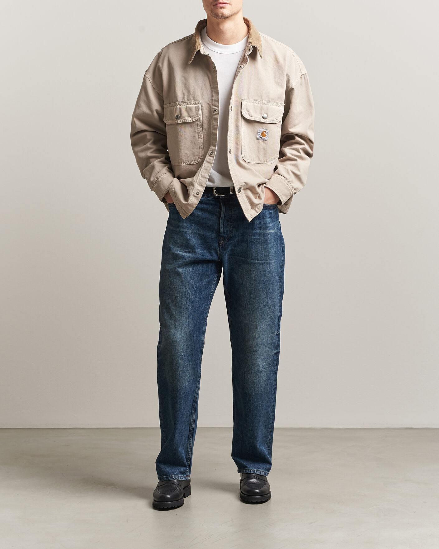 Men | Coats & Jackets | Carhartt WIP | Prescott Shirt Jacket Beige