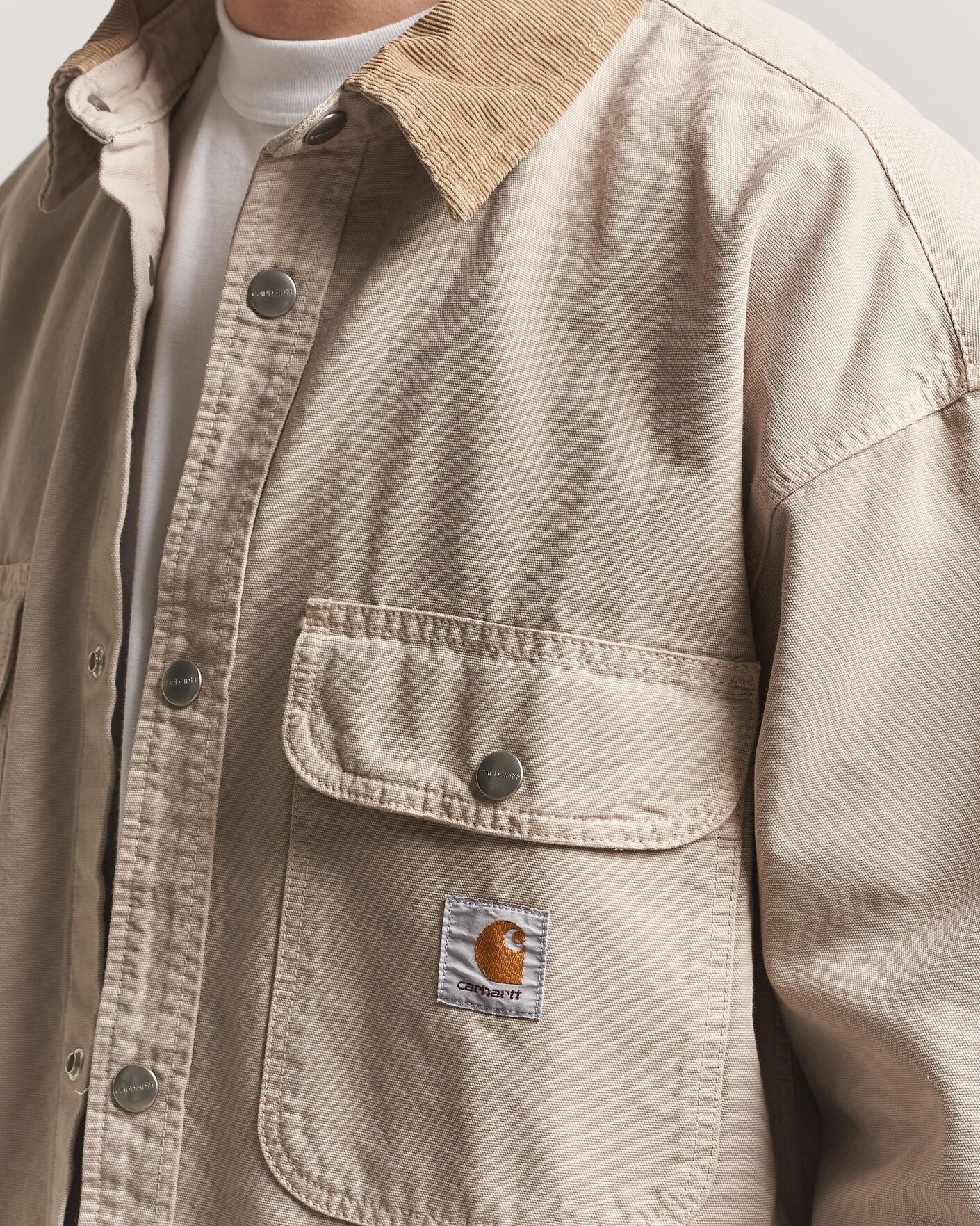 Men | Coats & Jackets | Carhartt WIP | Prescott Shirt Jacket Beige