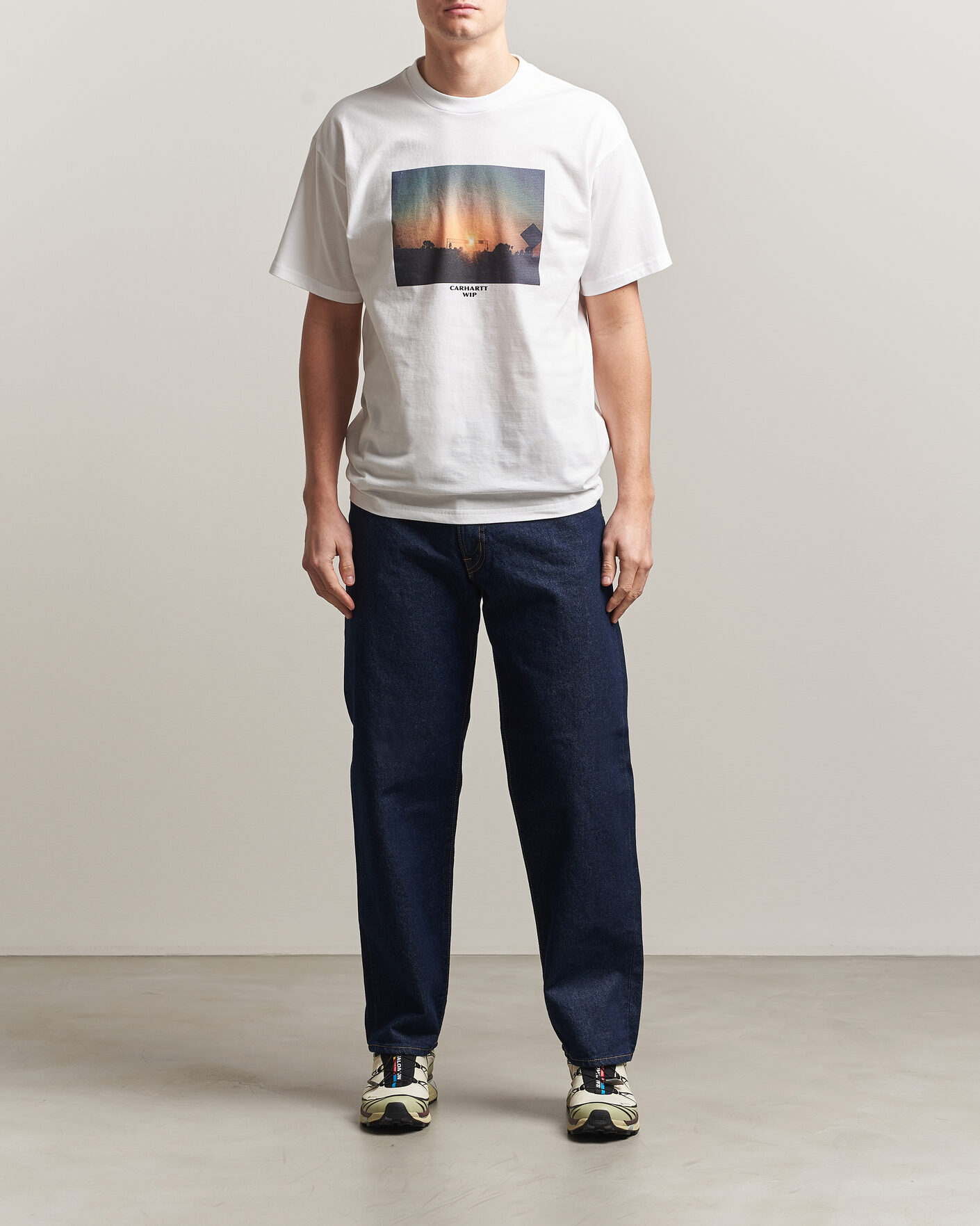 Men | T-Shirts | Carhartt WIP | Warm Vievs T-Shirt White