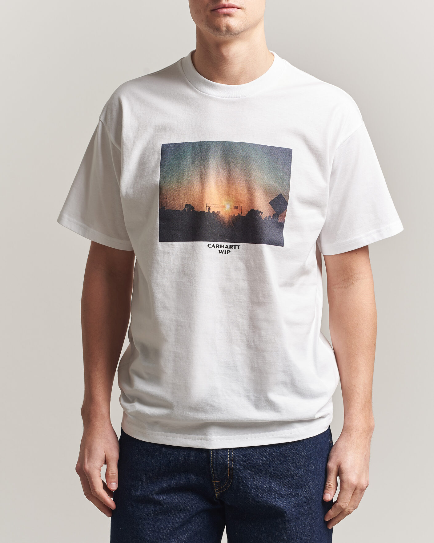 Men | T-Shirts | Carhartt WIP | Warm Vievs T-Shirt White