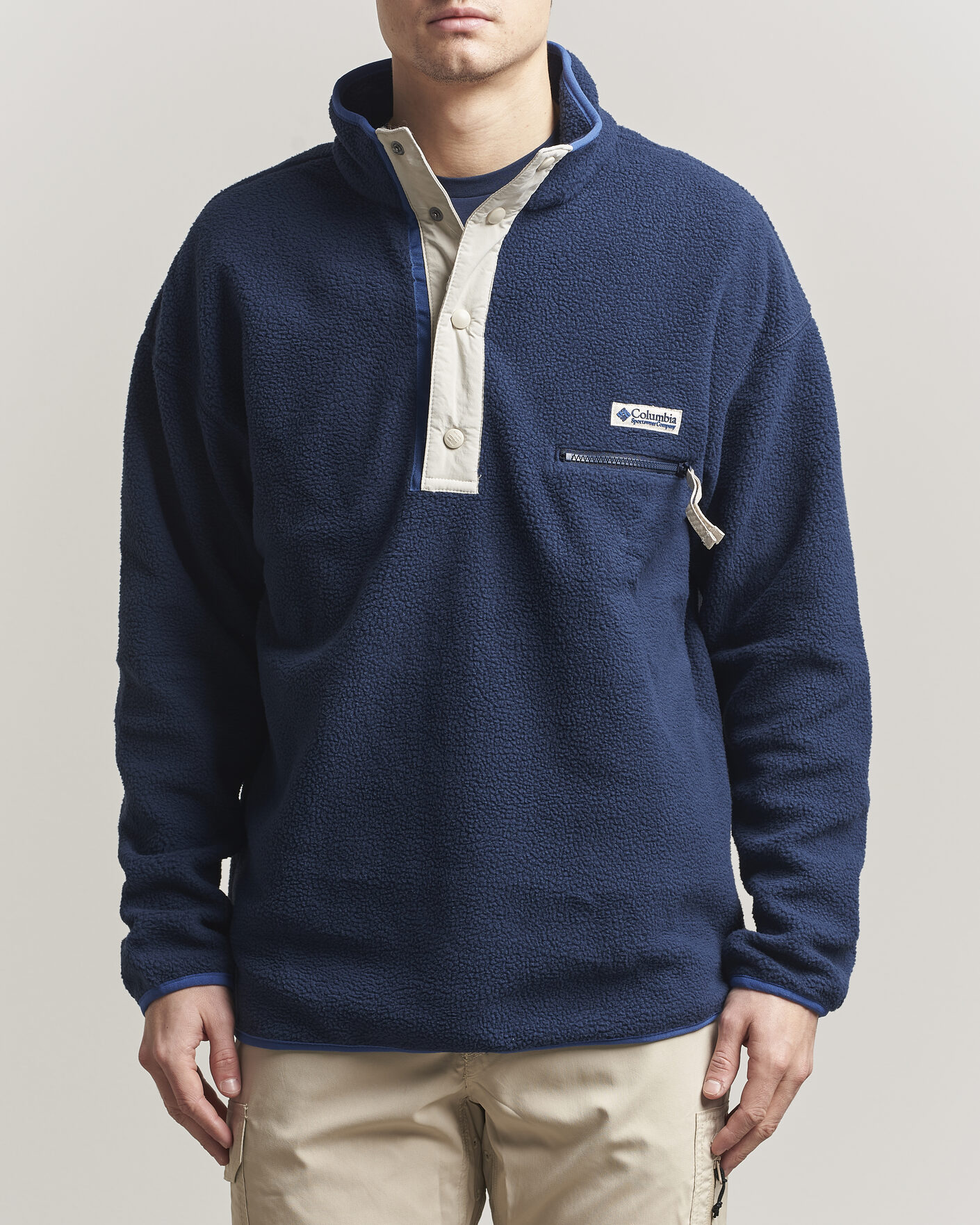 Columbia Helvetia II Half Snap Fleece Navy at CareOfCarl.com