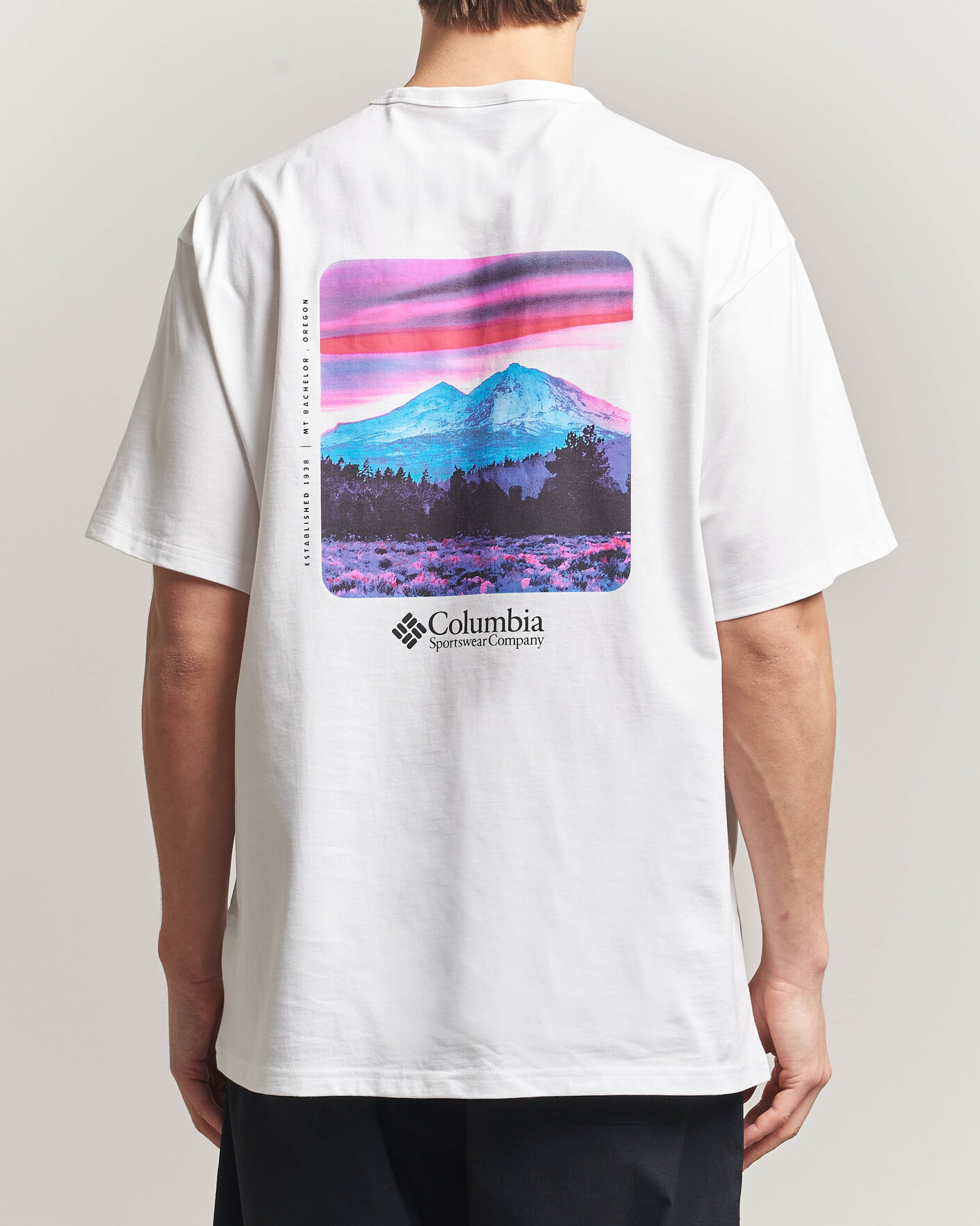 Men | T-Shirts | Columbia | Heavyweight Back Graphic T-Shirt White