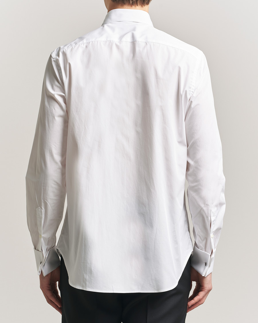 Men | Shirts | Canali | Classic Black Studs Tuxedo Shirt White