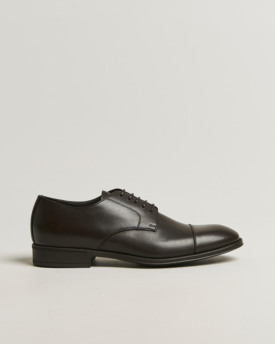 Men | Derby Shoes | Canali | Rubber Sole Derby Brown Calf