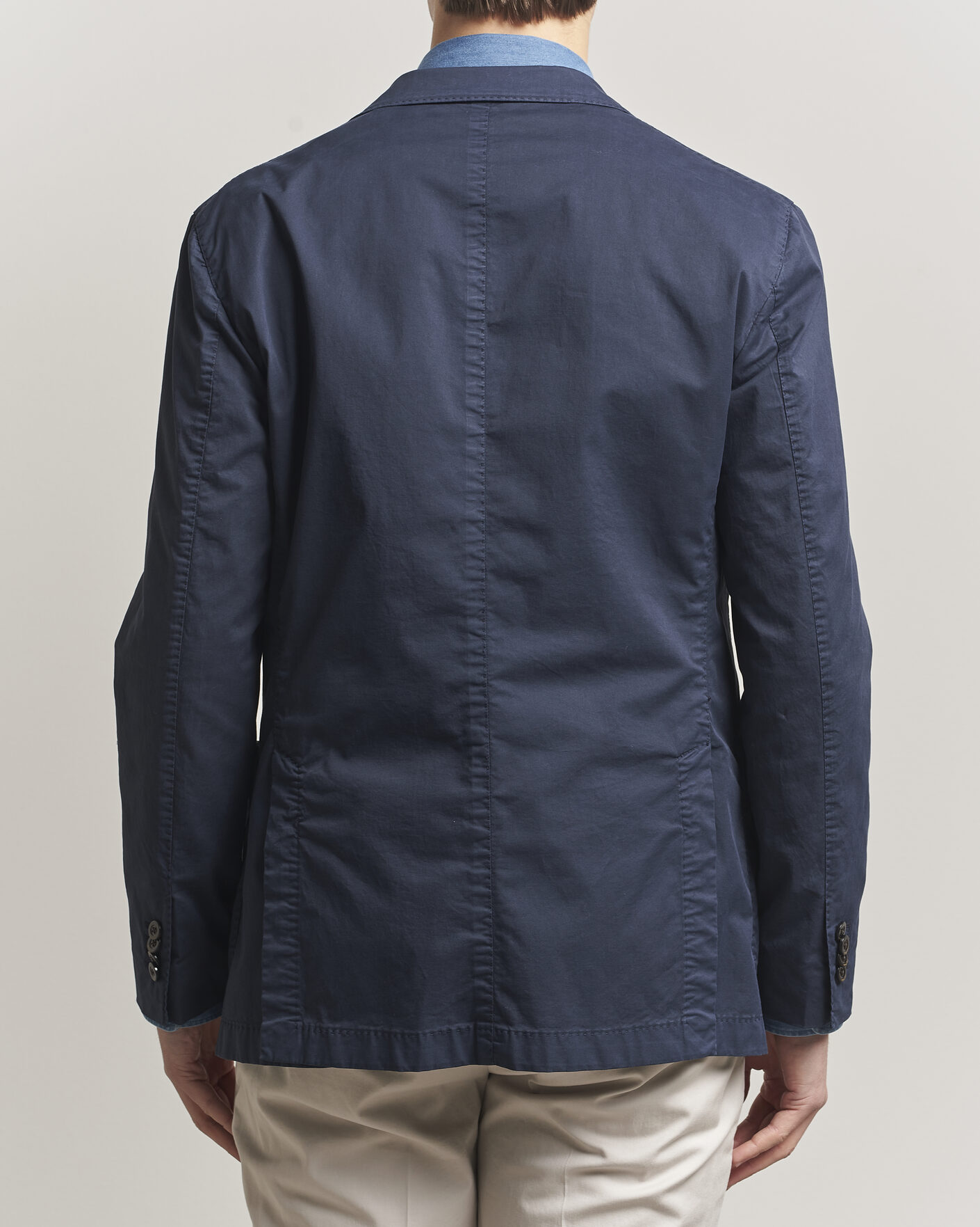Men | Blazers | Boglioli | K Jacket Supima Cotton Blazer Navy