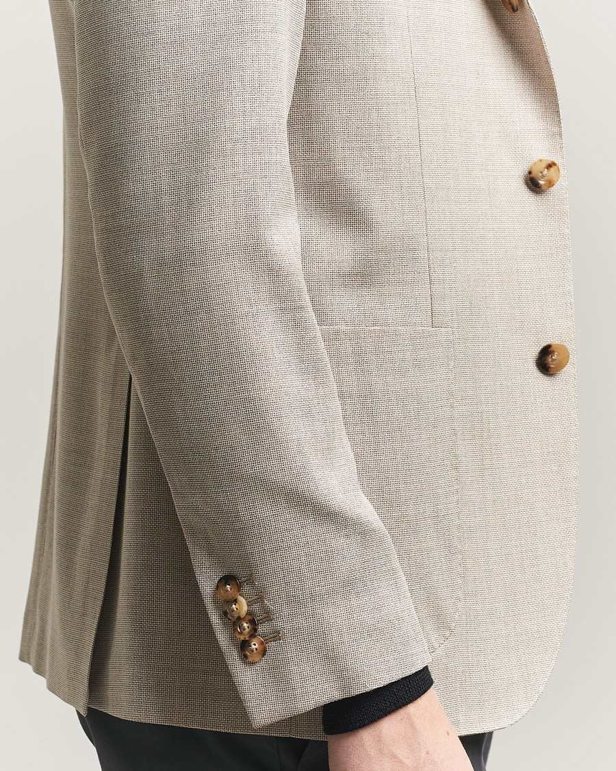 Men | Blazers | Boglioli | K Jacket Wool Hopsack Blazer Light Beige