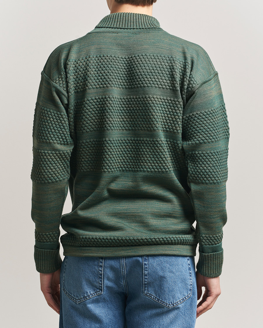 Men | Sweaters & Knitwear | S.N.S. Herning | Fisherman Sweater Natural Machine Green