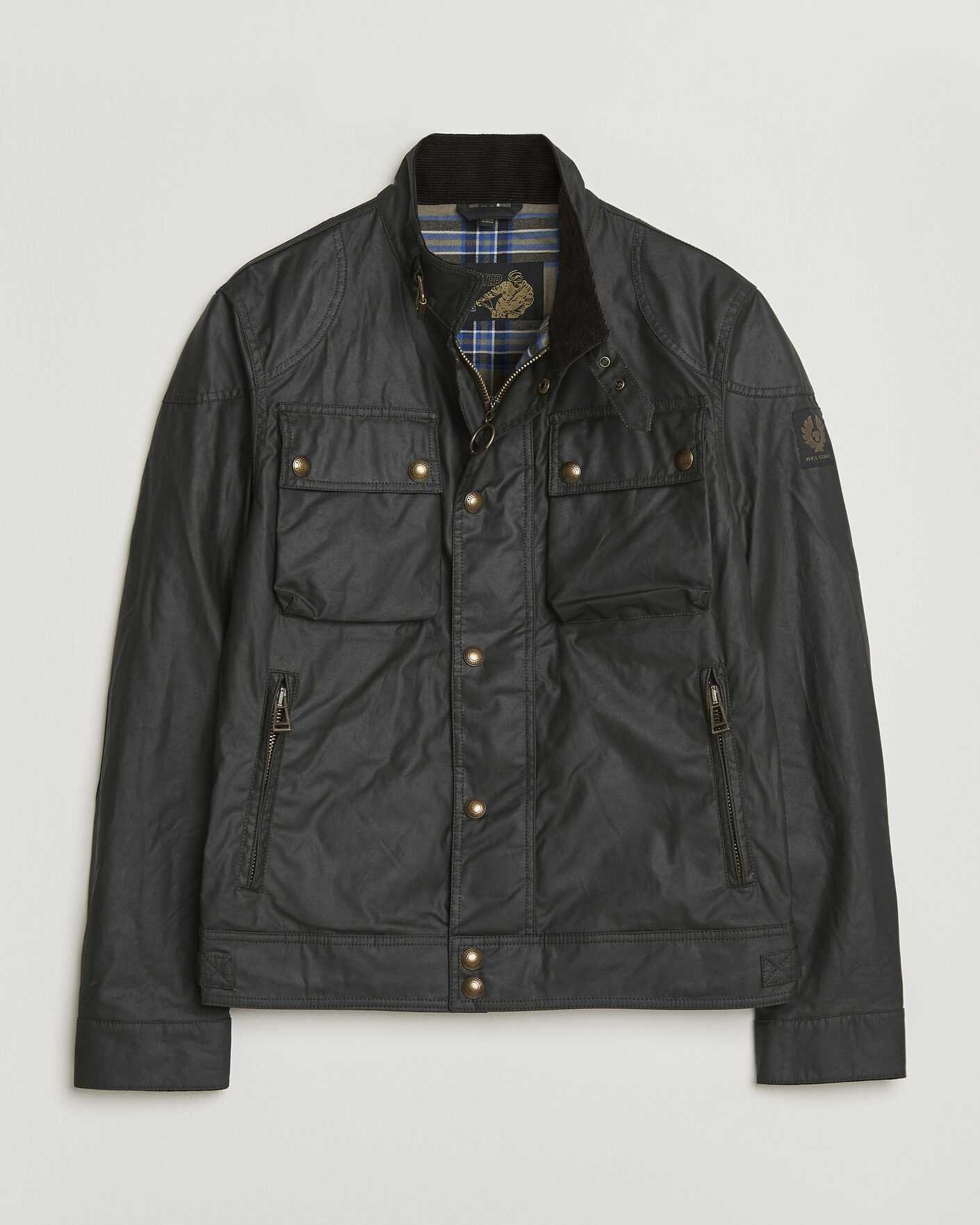 Men | Coats & Jackets | Belstaff | Racemaster Waxed Jacket Faded Olive