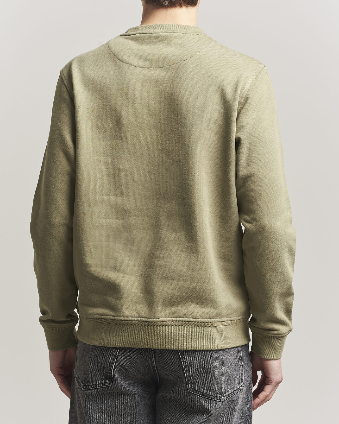 Men | Sweaters & Knitwear | Belstaff | Signature Crew Neck Sweatshirt Fatigue Green