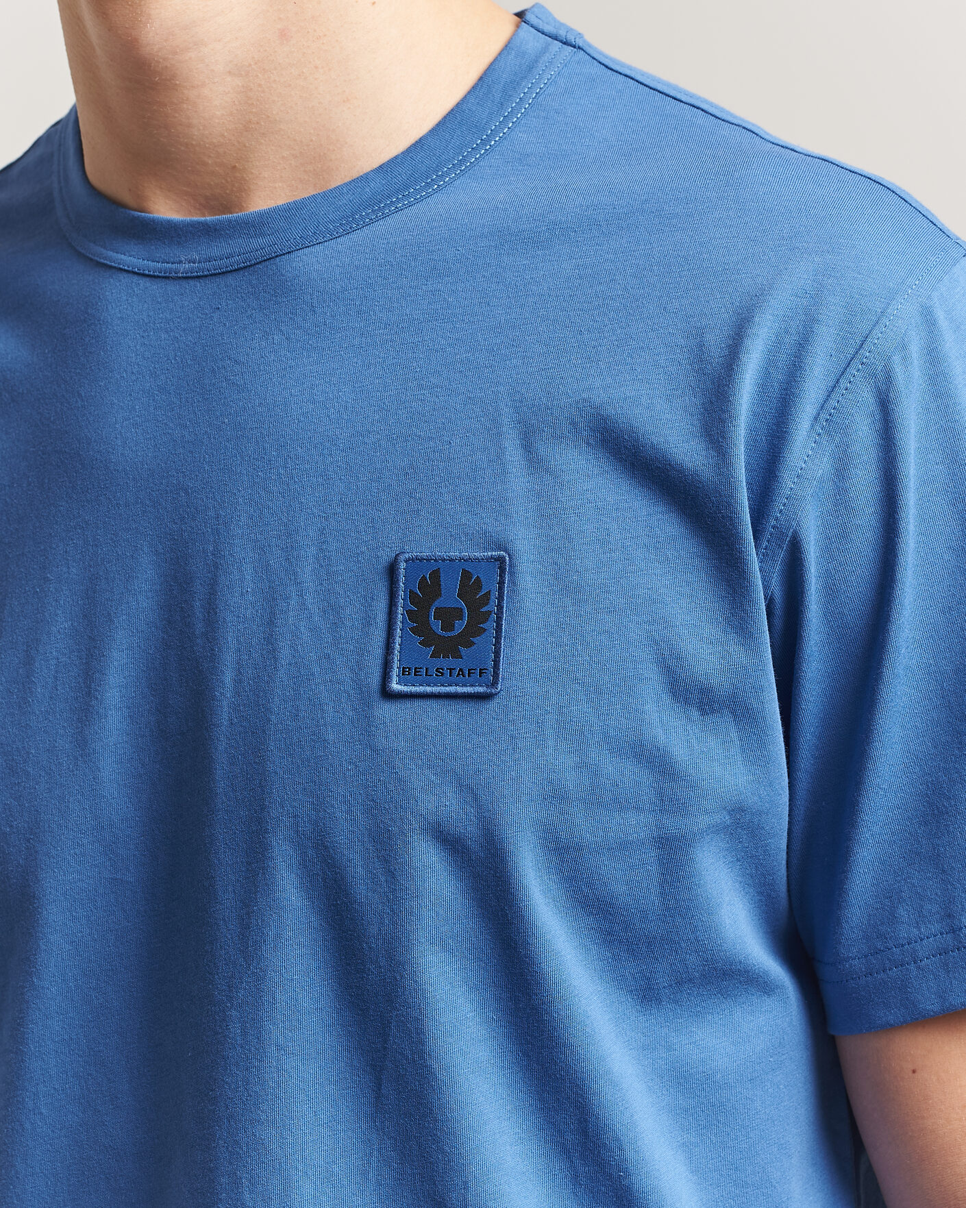 Men | T-Shirts | Belstaff | Signature Crew Neck T-Shirt Marine Blue