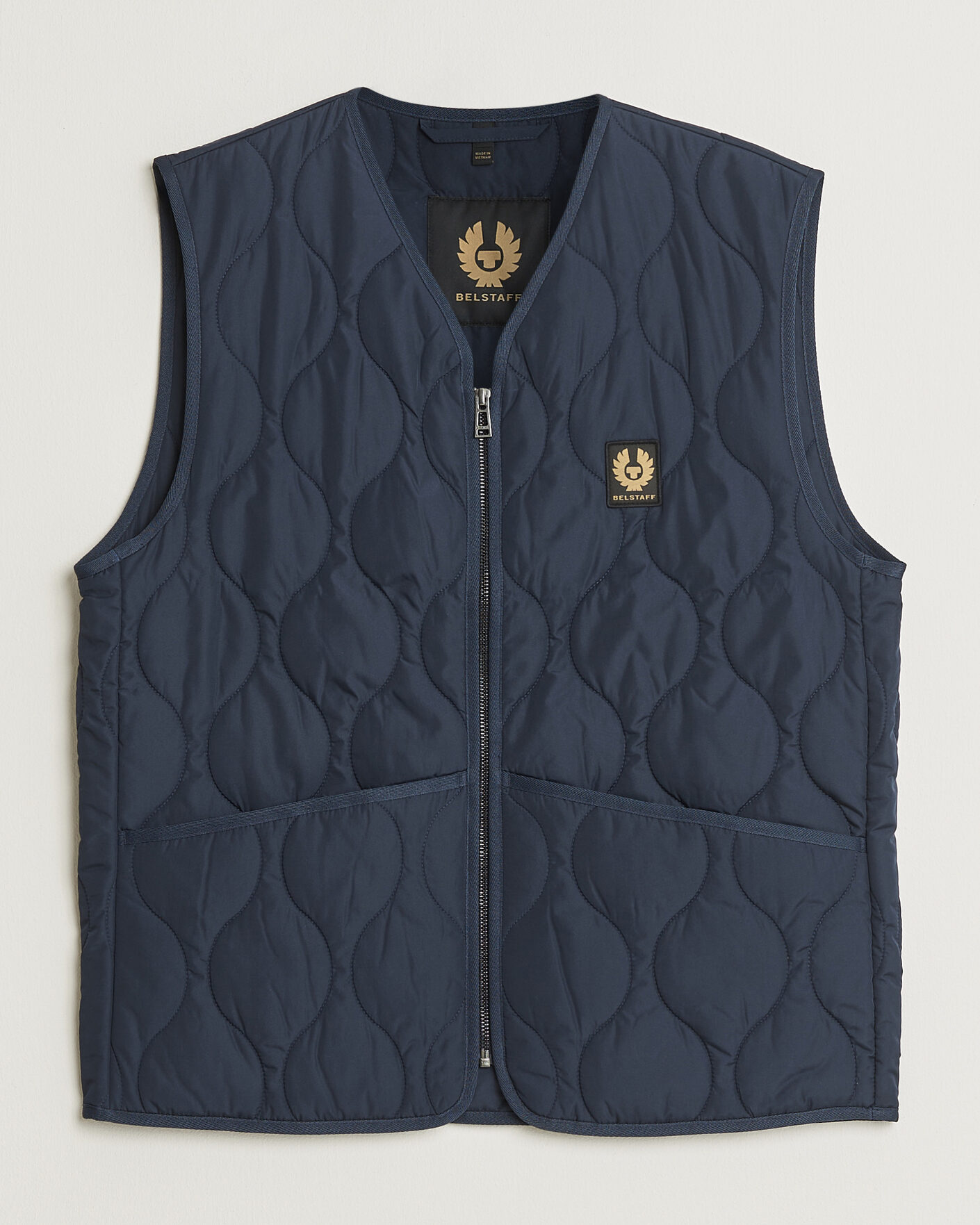 Men | Gilets | Belstaff | Base Gilet Dark Ink