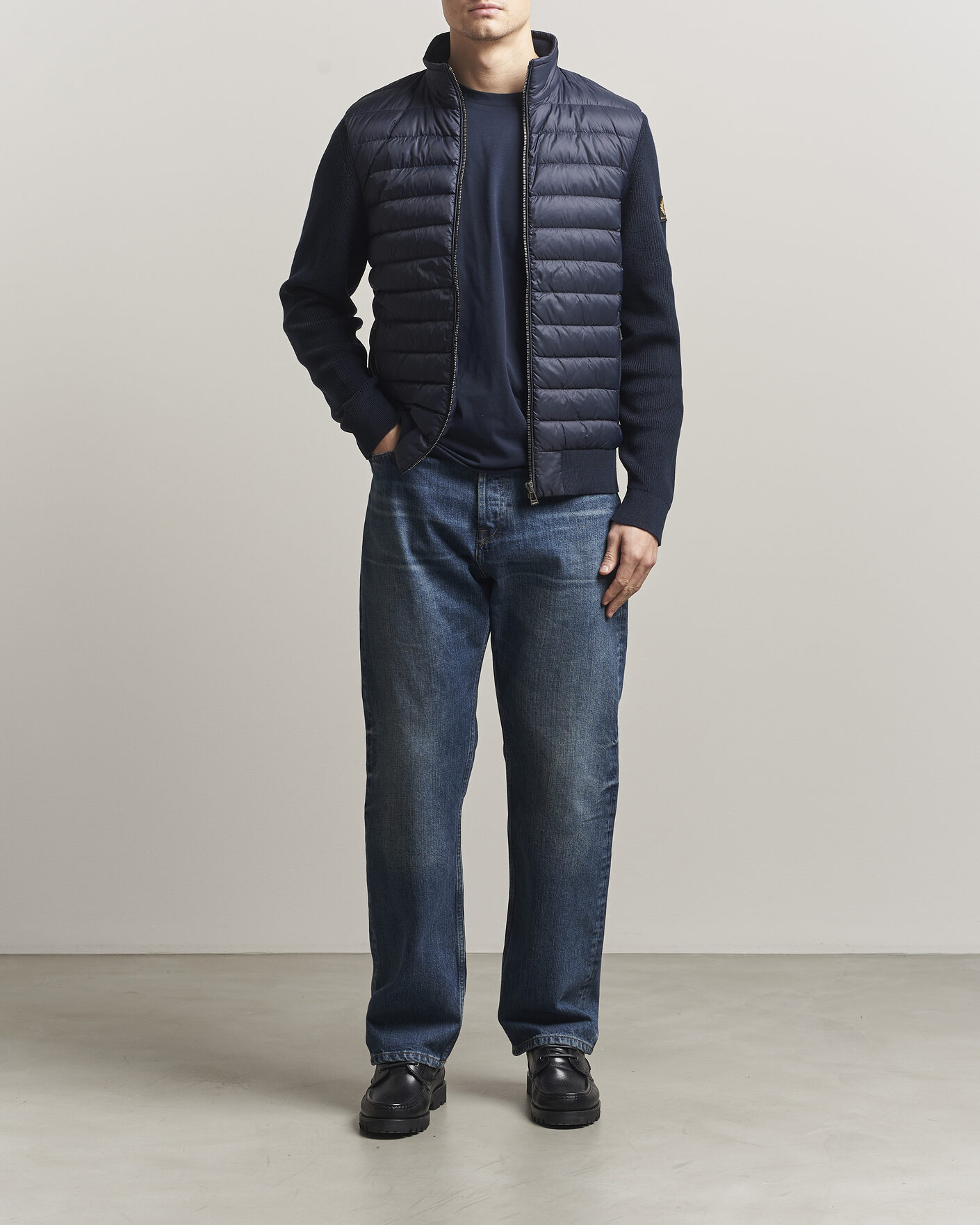 Men | Coats & Jackets | Belstaff | Control Hybrid Jacket Dark Ink