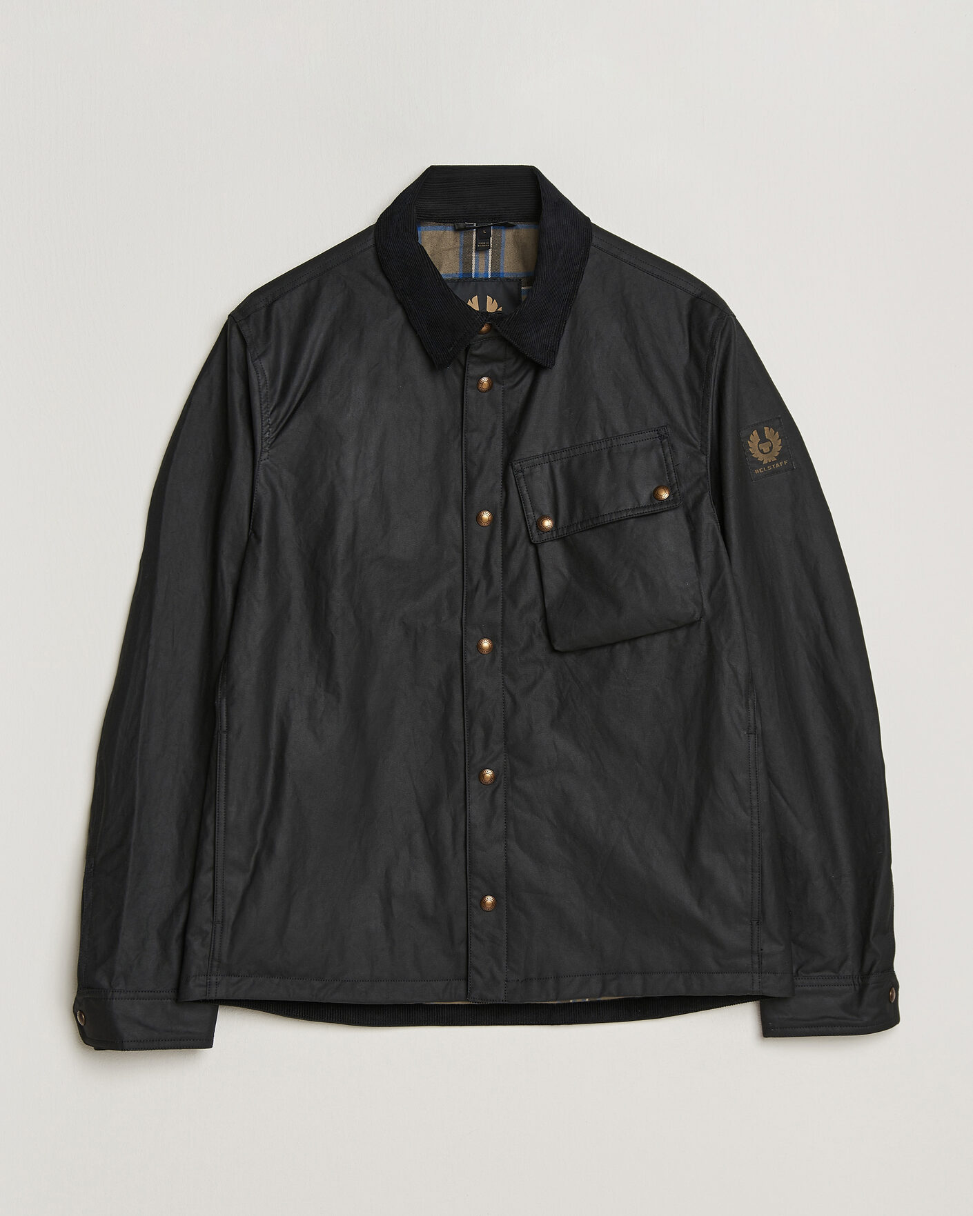 Men | Coats & Jackets | Belstaff | Ground Wax Jacket Black