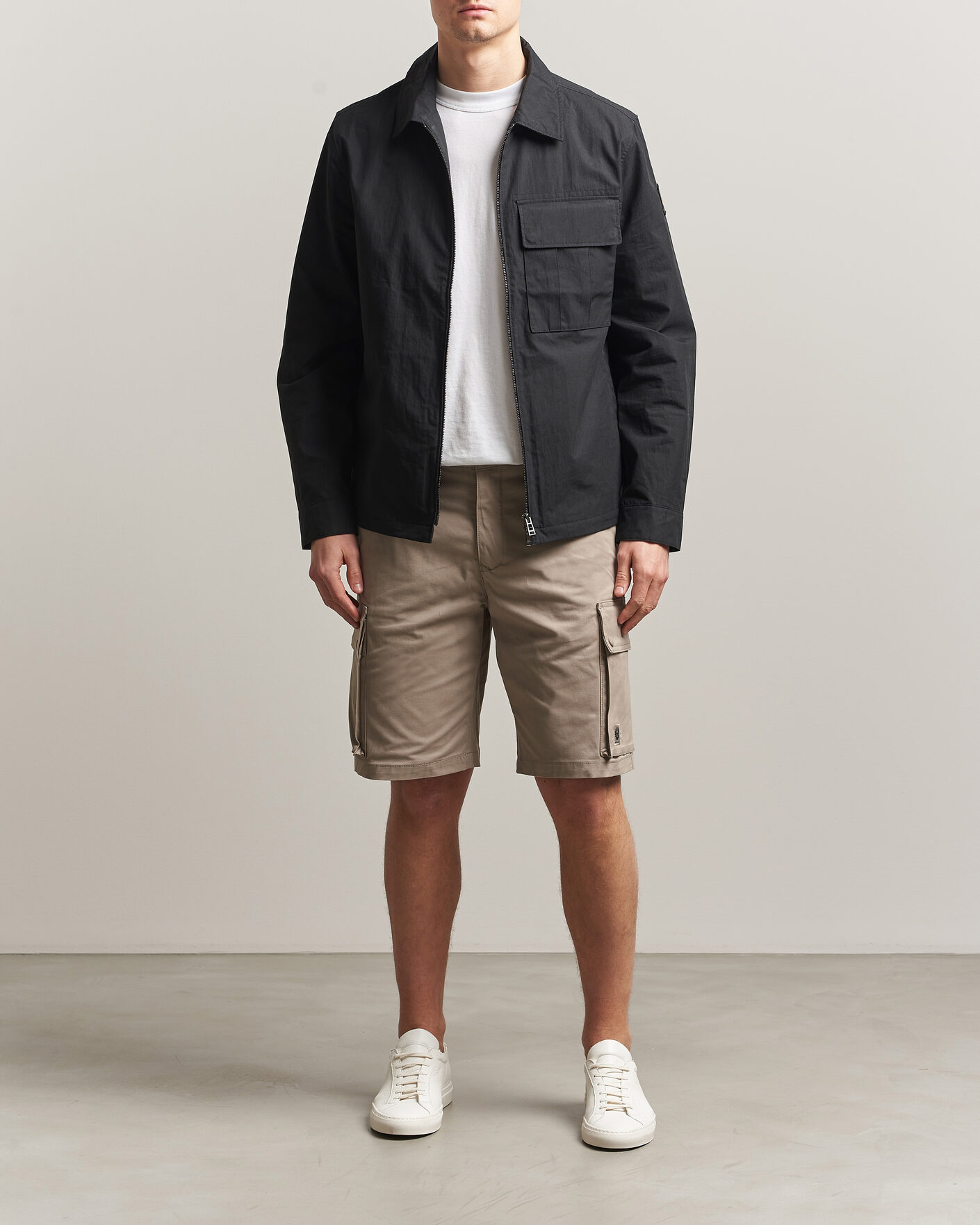 Men | Shorts | Belstaff | Route Cargo Shorts Dark Sand