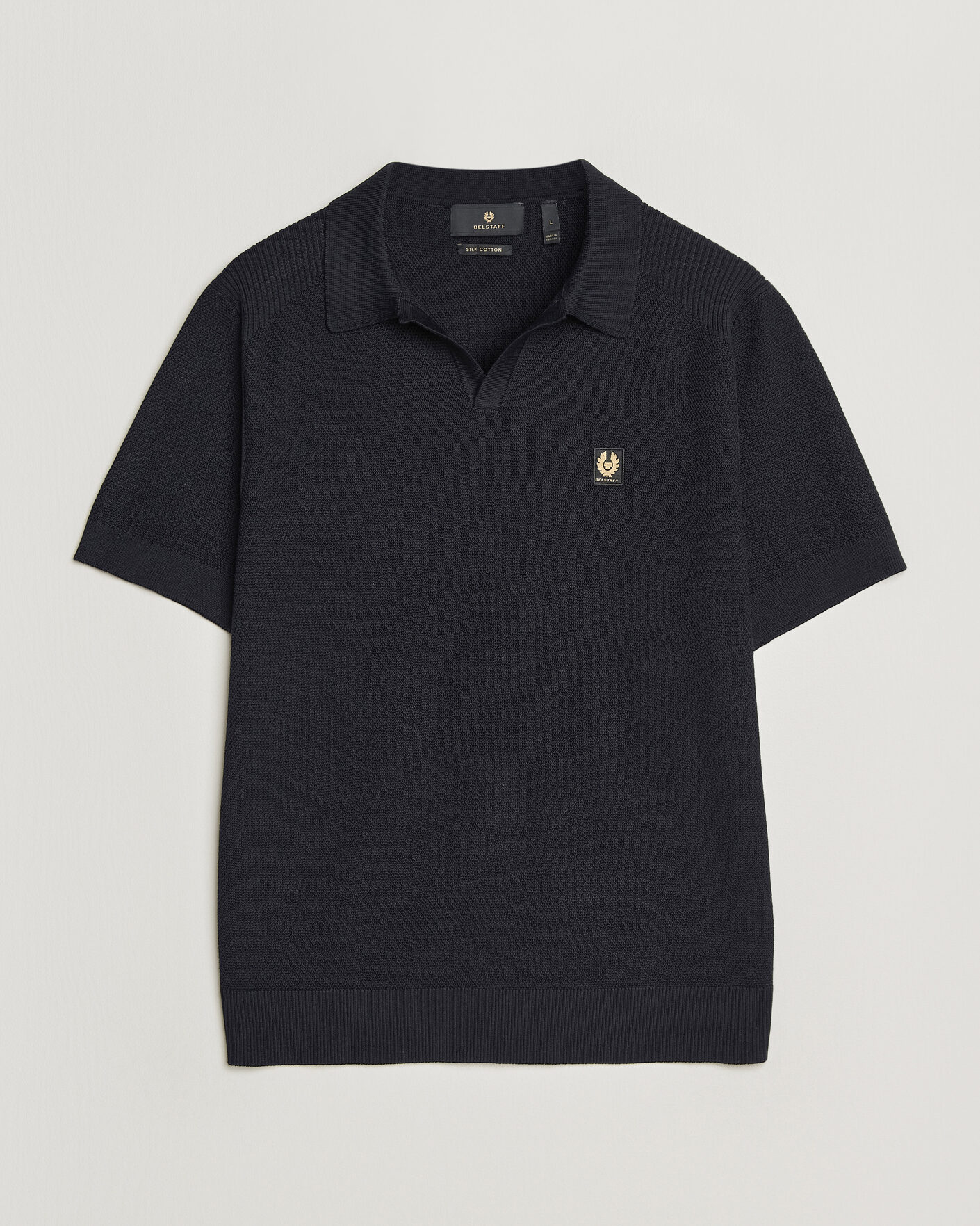 Men | Polo Shirts | Belstaff | Coast Knitted Polo Dark Ink