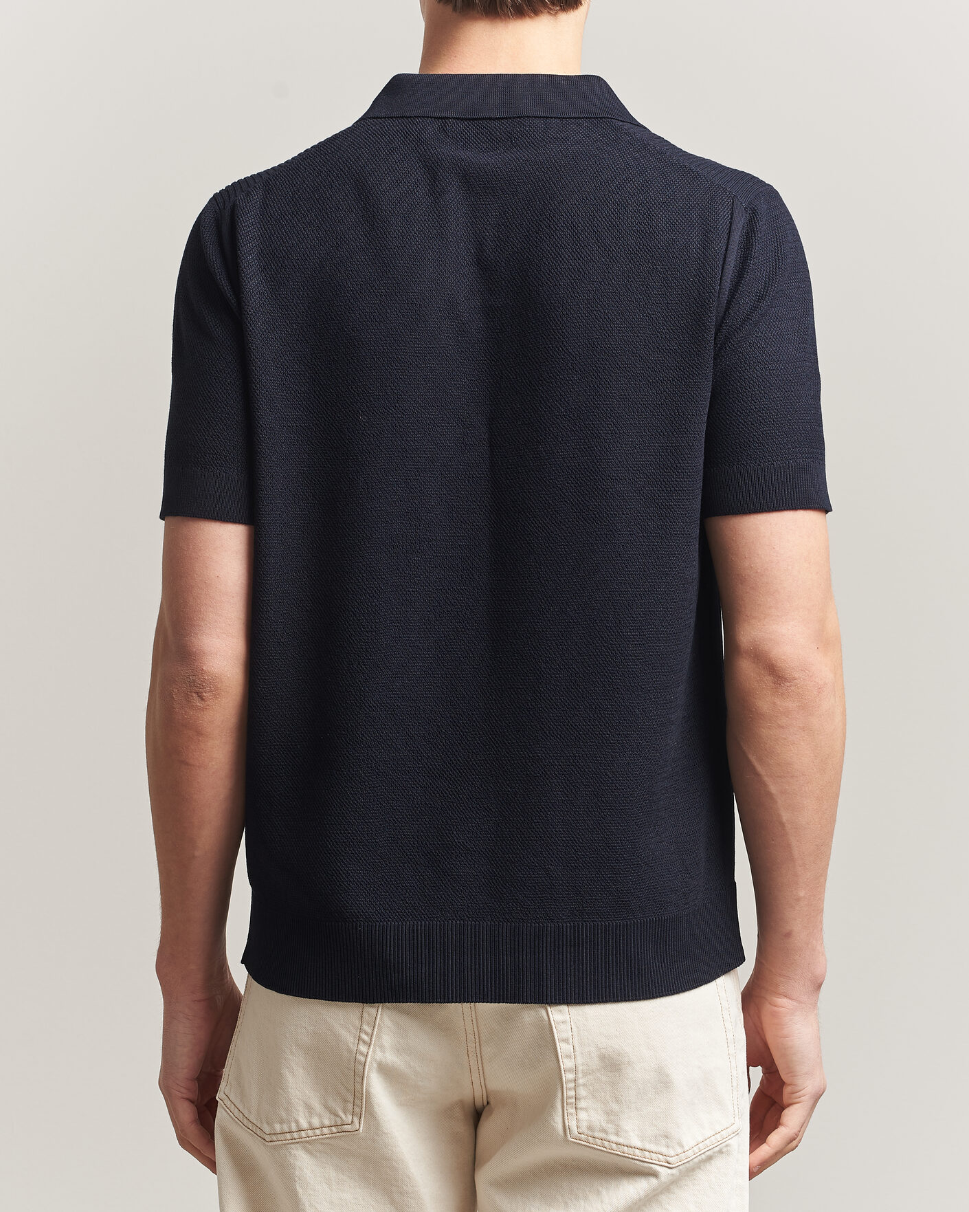 Men | Polo Shirts | Belstaff | Coast Knitted Polo Dark Ink