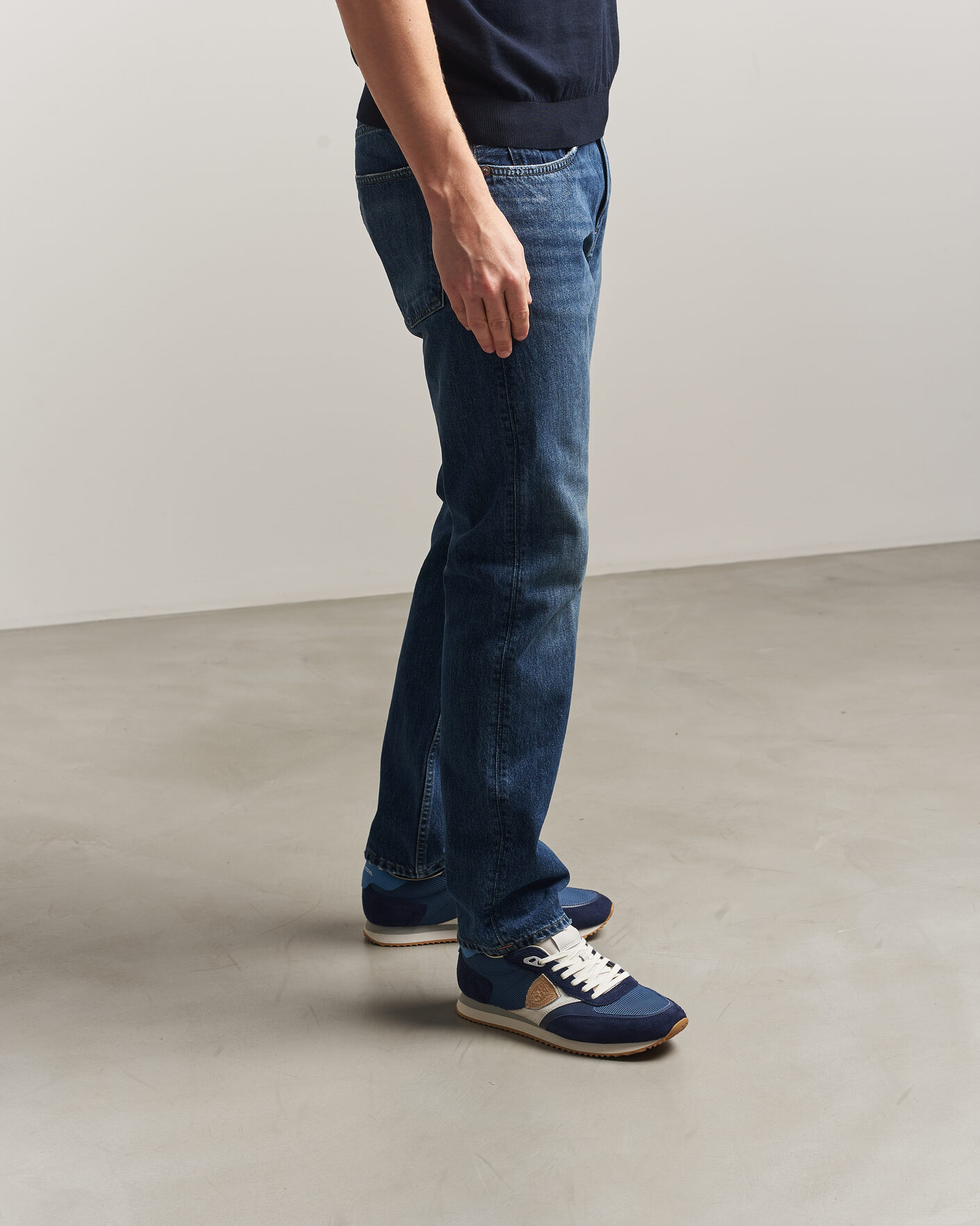 Men | Sneakers | Philippe Model | BLVille Low Running Sneaker Blue