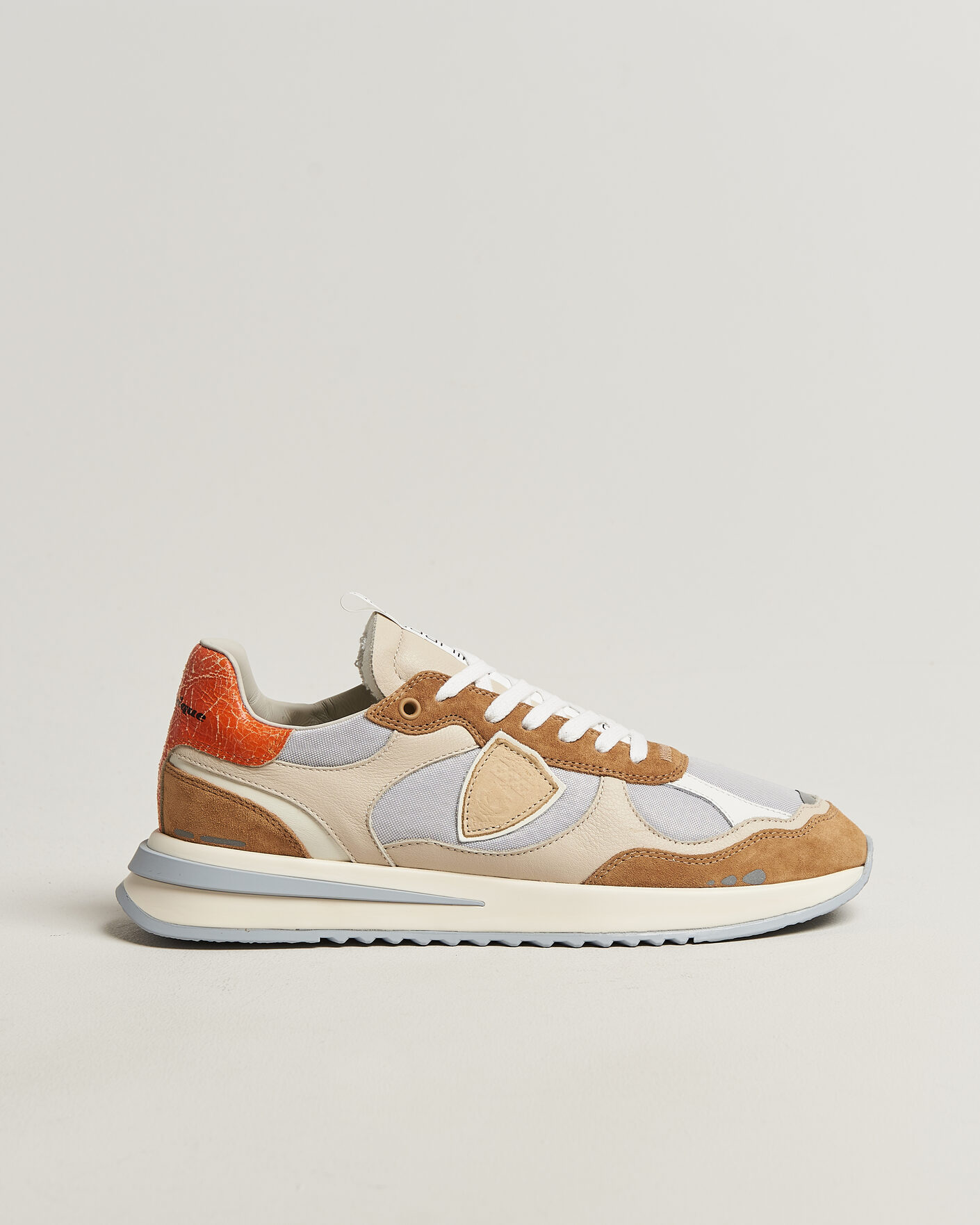 Men | Sneakers | Philippe Model | Olympique Running Sneaker Grey/Brown
