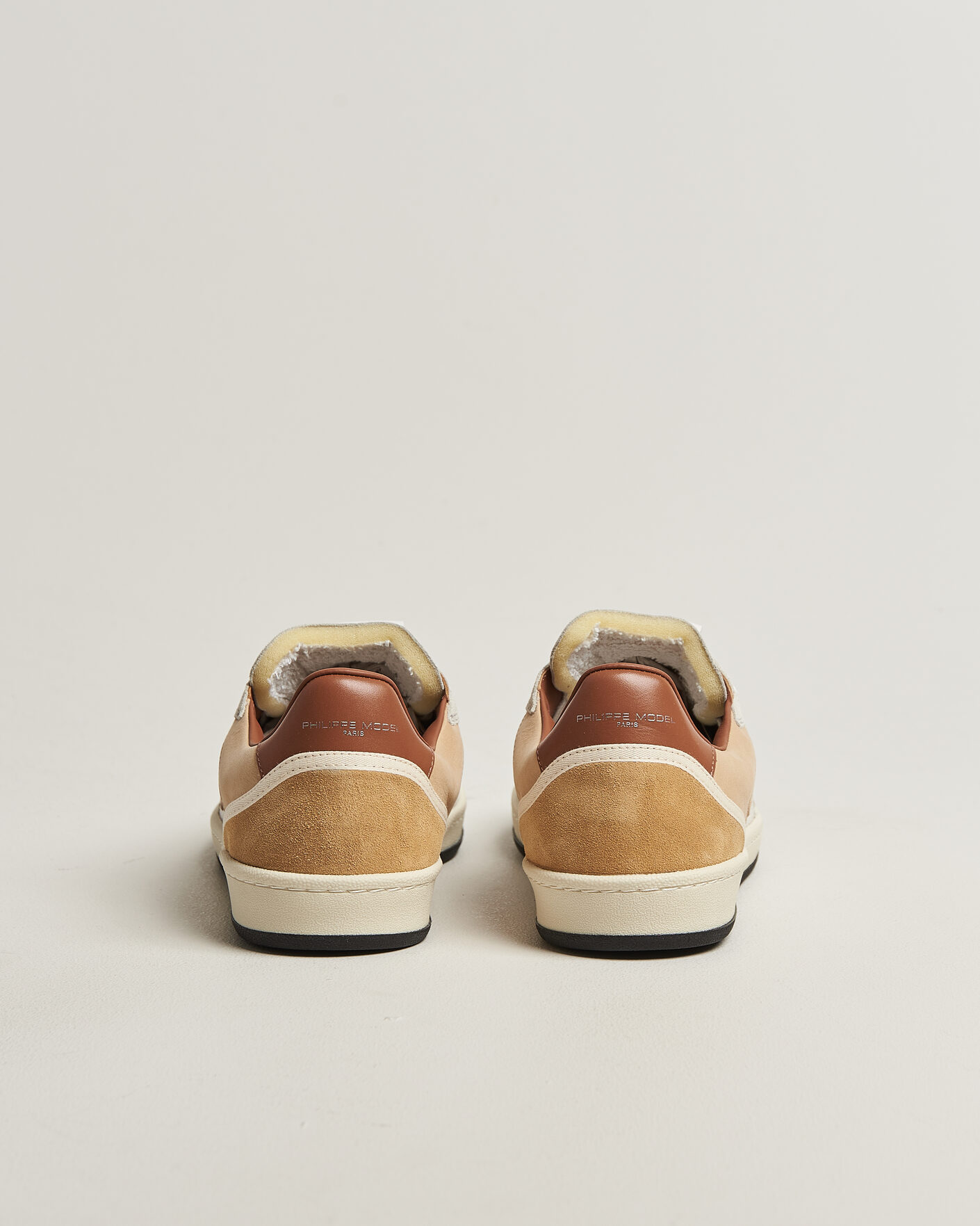 Men | Sneakers | Philippe Model | Pgal Low Leather Sneaker Light Brown