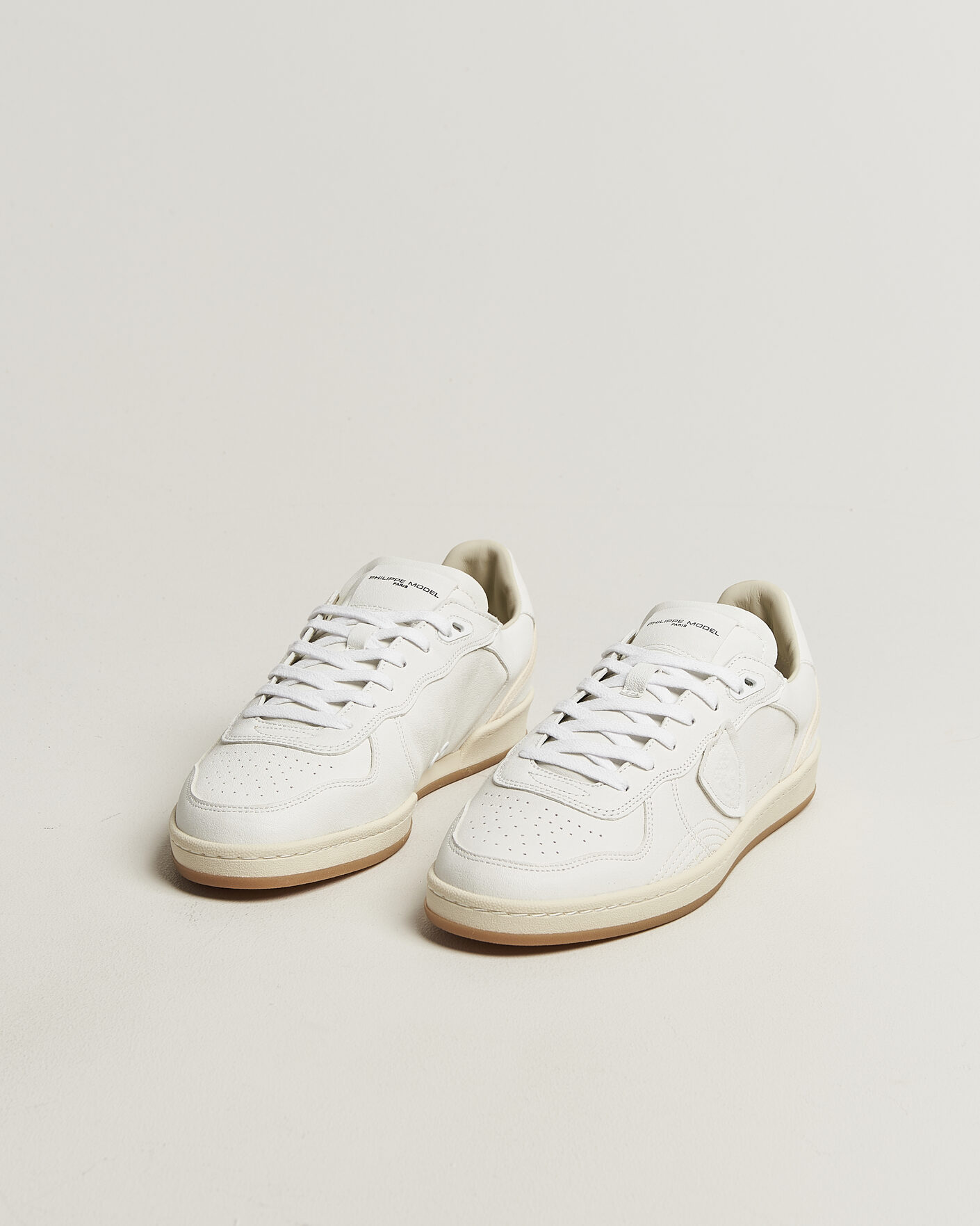 Men | Sneakers | Philippe Model | Pgal Low Leather Sneaker White