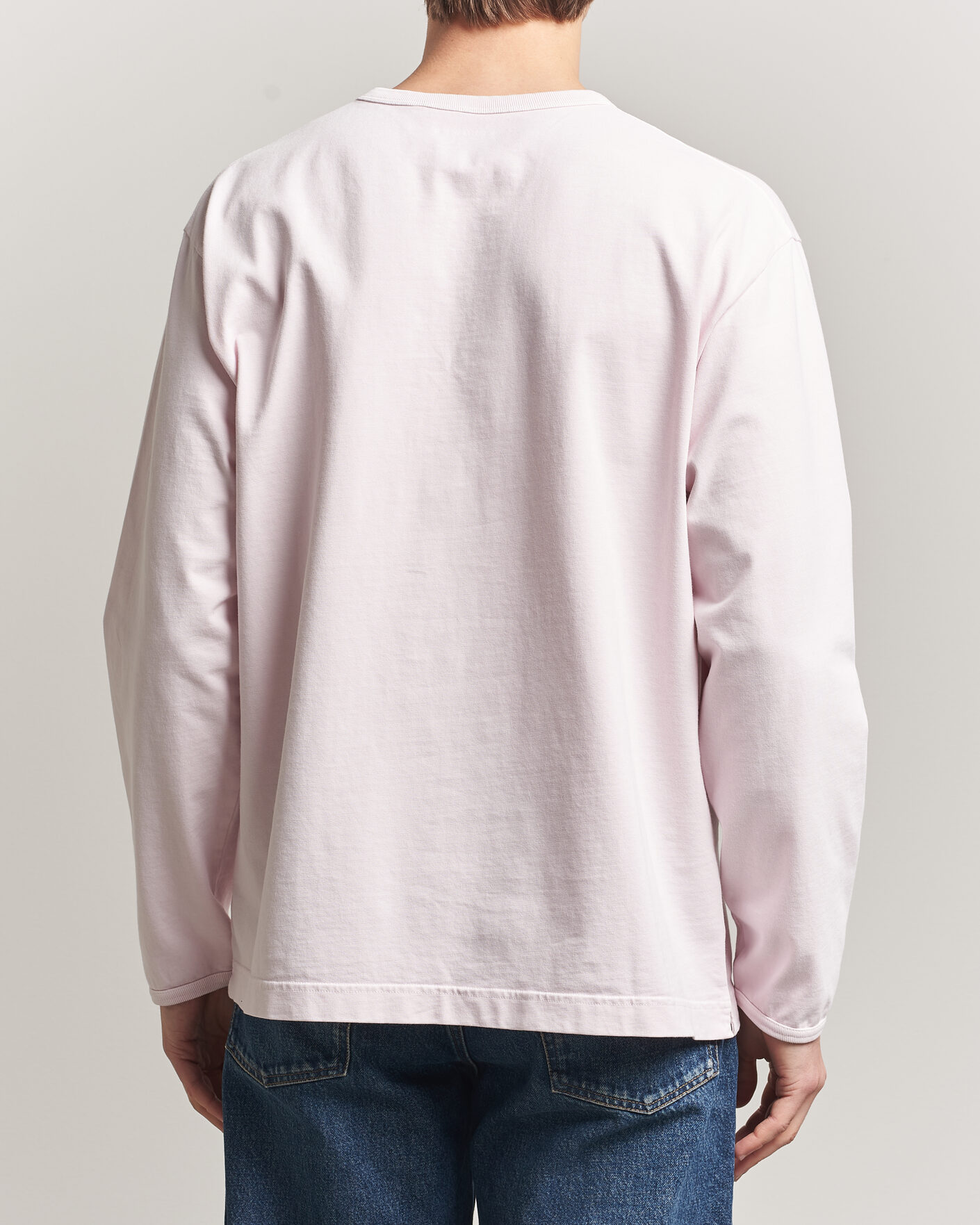Men | T-Shirts | Sunflower | Heavy Jersey Long Sleeve T-Shirt Pink