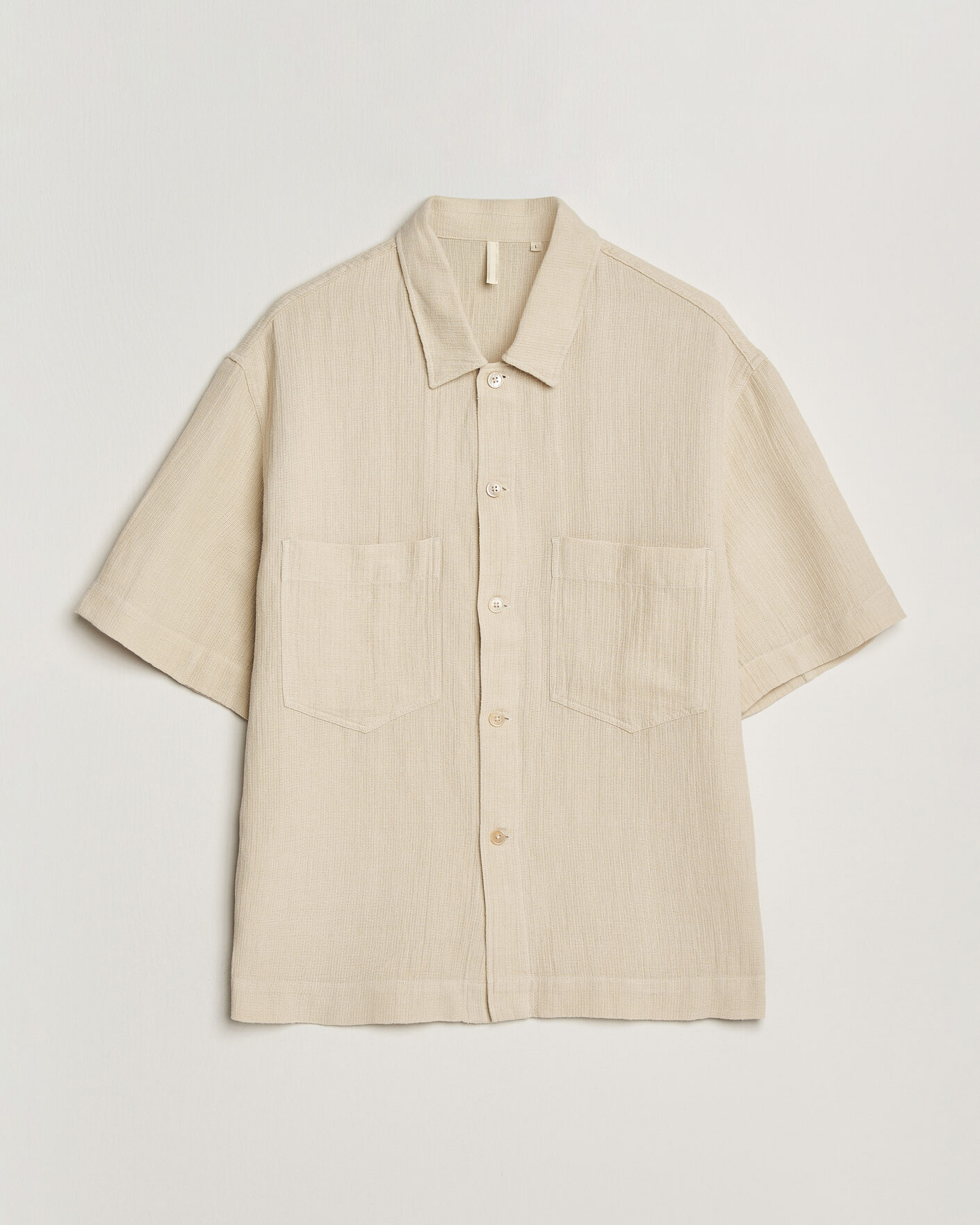 Men | Shirts | Sunflower | Adam Short Sleeve Shirt Off White