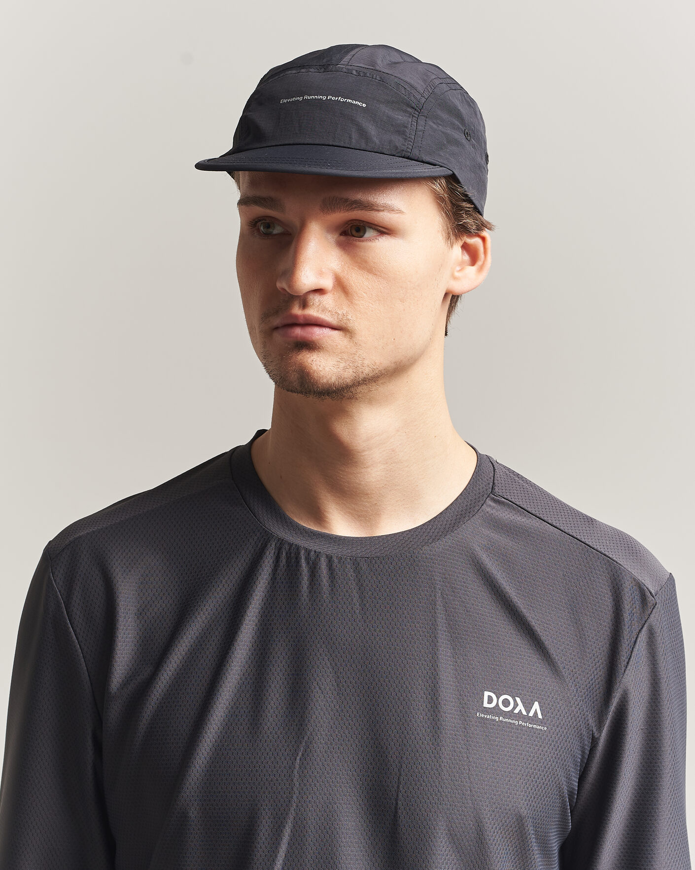 Men | Hats & Caps | DOXA | Rerun 5-Panel Cap Black