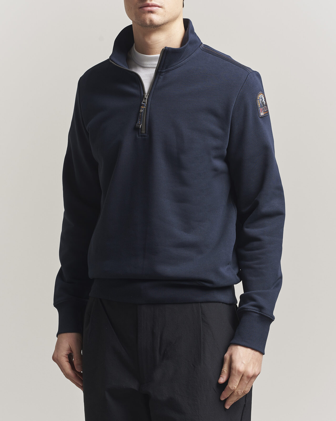 Men | Sweaters & Knitwear | Parajumpers | Broad Peak Super Easy Half Zip Navy